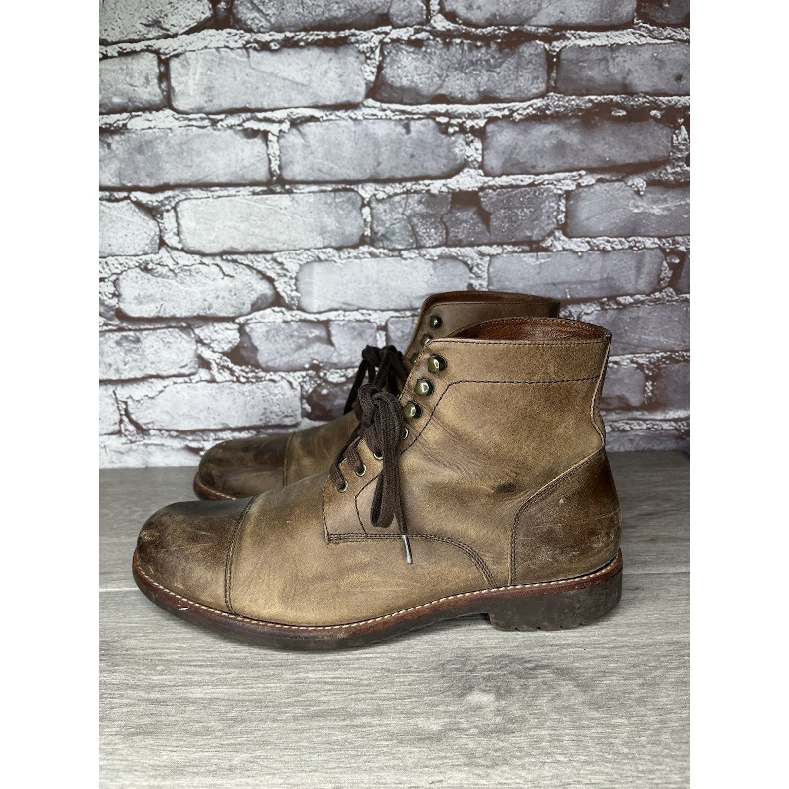 Warfield & Grand Warfield And Grand Mesa Brown Leather Lace Up Chukka Boots M Size US 8.5 / EU 41-42 - 3 Thumbnail