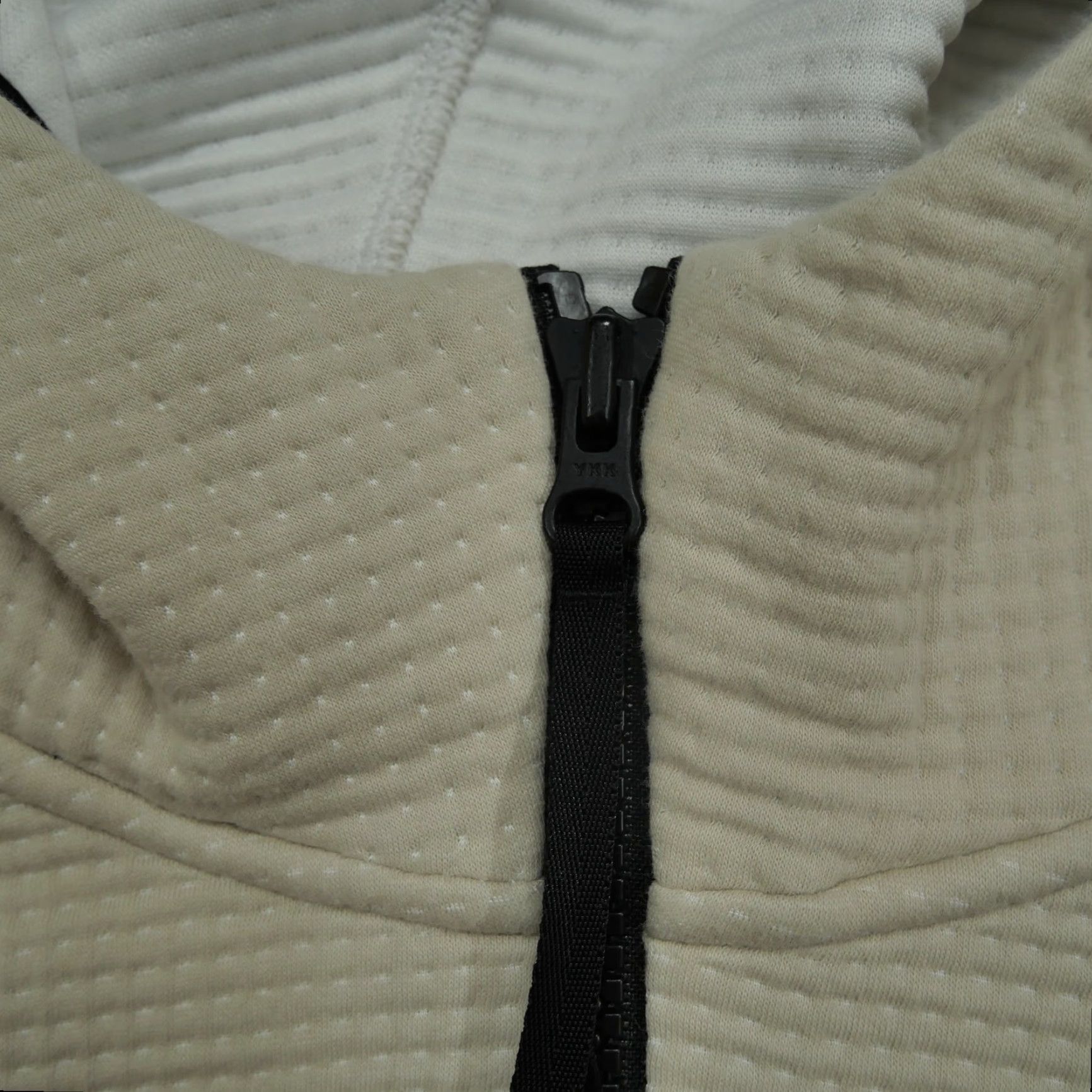 Nike Nike Hoodie Womens XL Beige Full Zip Hooded Grid Tech Fleece Swoosh Size XL / US 12-14 / IT 48-50 - 5 Thumbnail