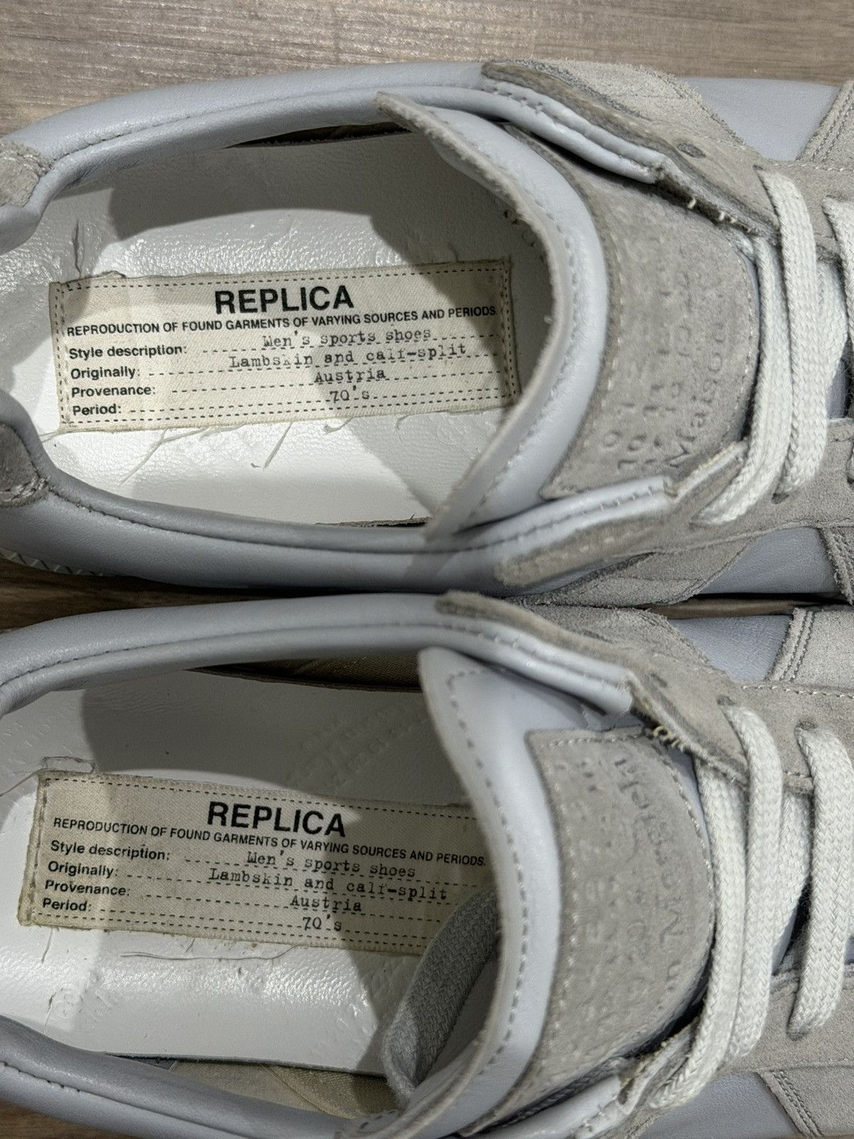 Maison Margiela Rare Maison Margiela Replica GAT EU 36 Tonal Grey Size US 6 / IT 36 - 7 Thumbnail