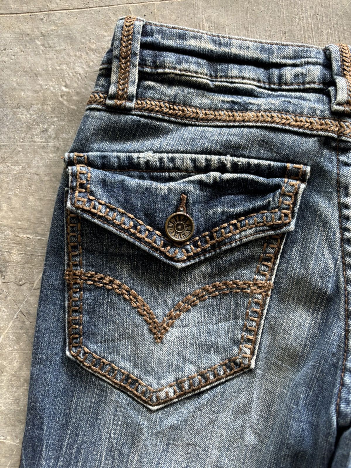Hysteric Glamour y2k flared washed ultimax jeans japanese denim style Size 26" / US 2 / IT 38 - 16 Thumbnail