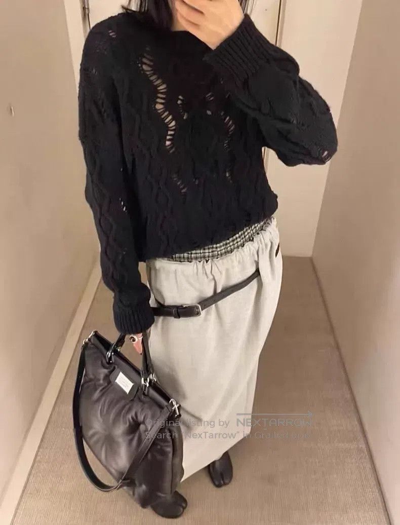 Our Legacy Our Legacy Lace-trimmed sweater Size US S / EU 44-46 / 1 - 8 Thumbnail