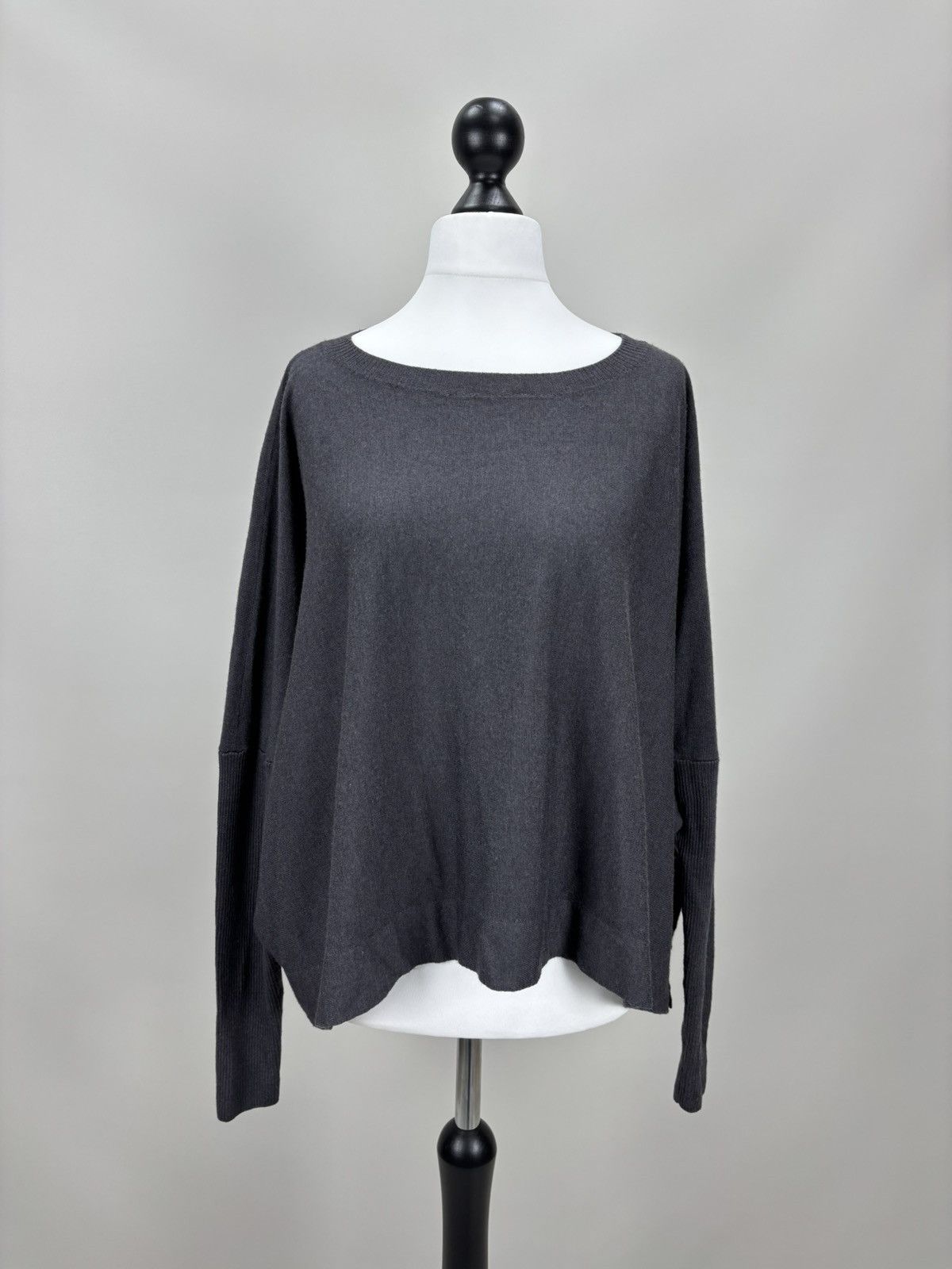Rundholz Womens wool sweater Rundholz Black Label Size S Color Gray Size S / US 4 / IT 40 - 1 Thumbnail