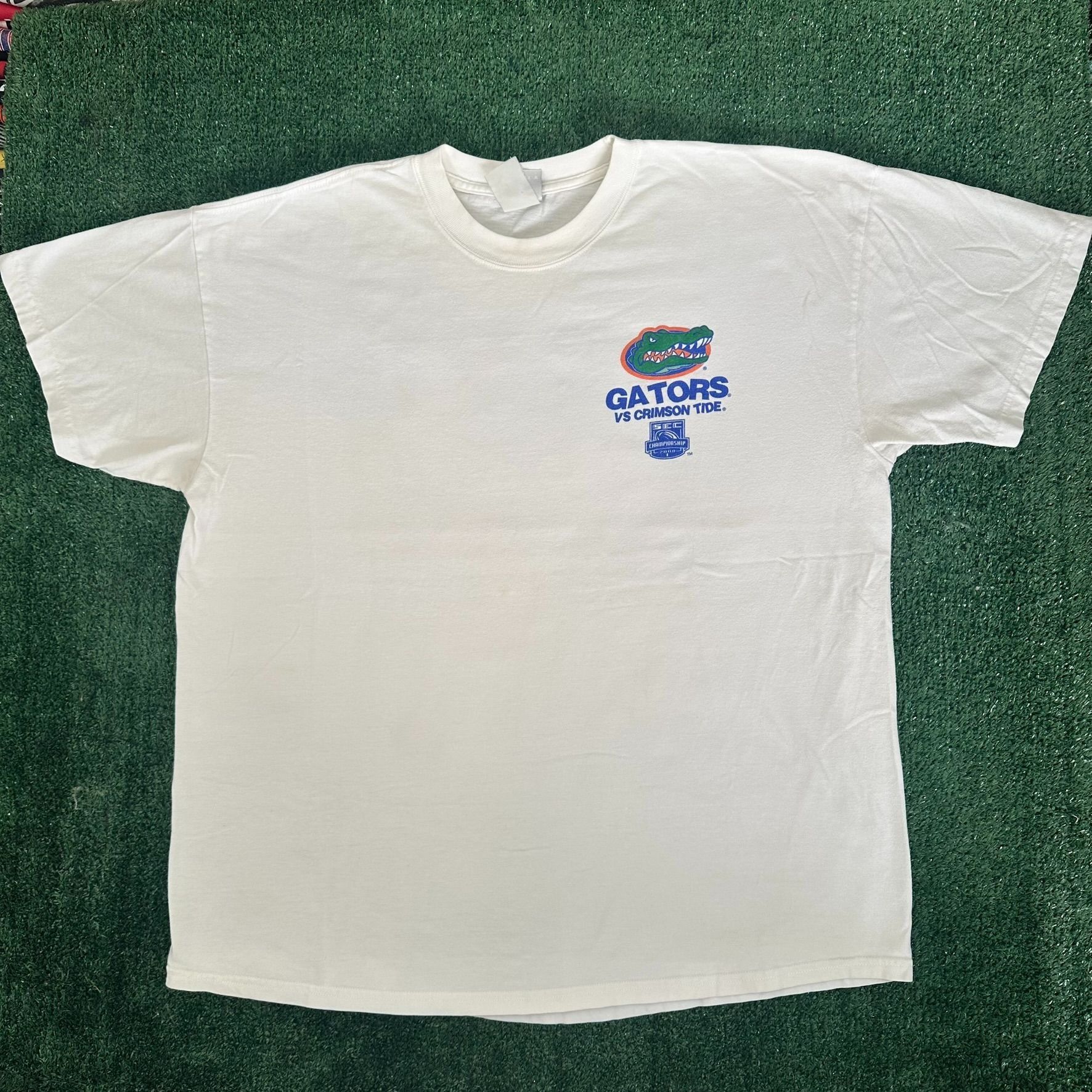 Hanes Vintage Y2K Florida Gators Football T-Shirt 2008 SEC Champio Size US L / EU 52-54 / 3 - 5 Thumbnail