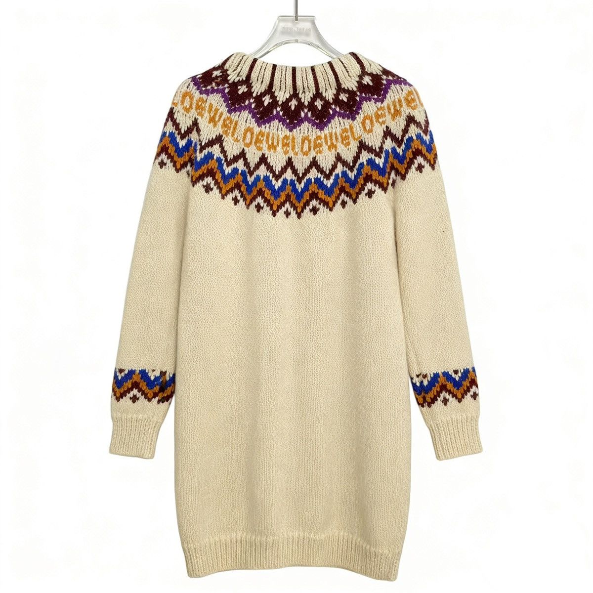 Loewe Loewe Off-white V-neck Letter Pattern Knit Cardigan K26WX Size XS / US 0-2 / IT 36-38 - 2 Thumbnail