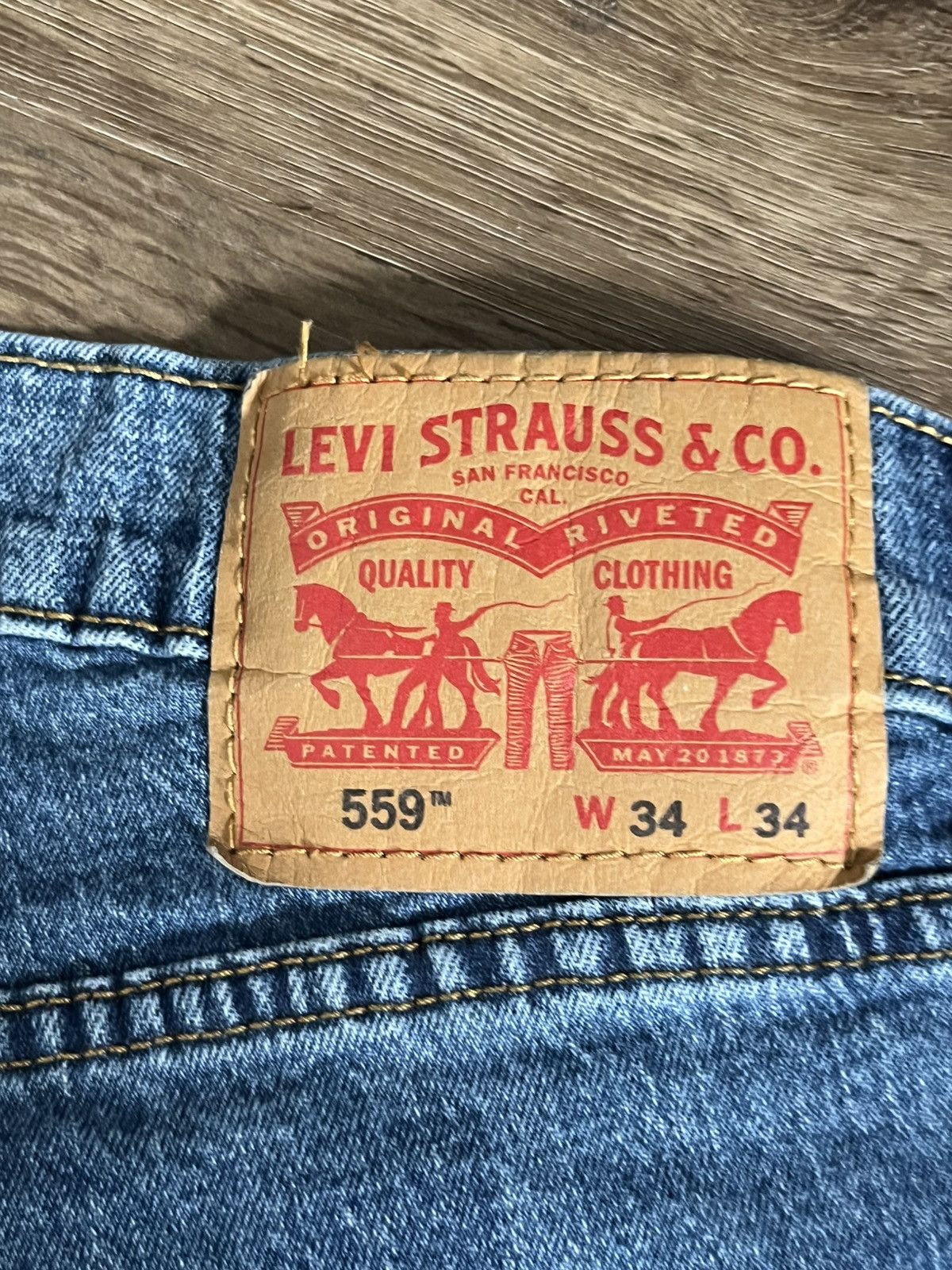 Levi's Levis Blue Baggy Jeans Size US 34 / EU 50 - 4 Thumbnail