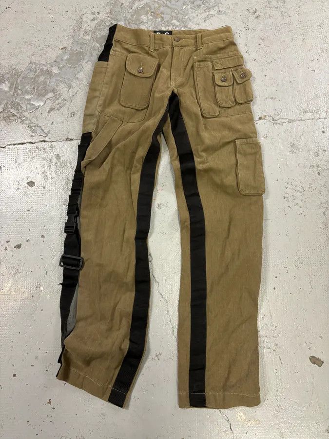 Dolce & Gabbana AW2003 Dolce & Gabbana Khaki Cargo Bondage Pants Size US 30 / EU 46 - 4 Thumbnail