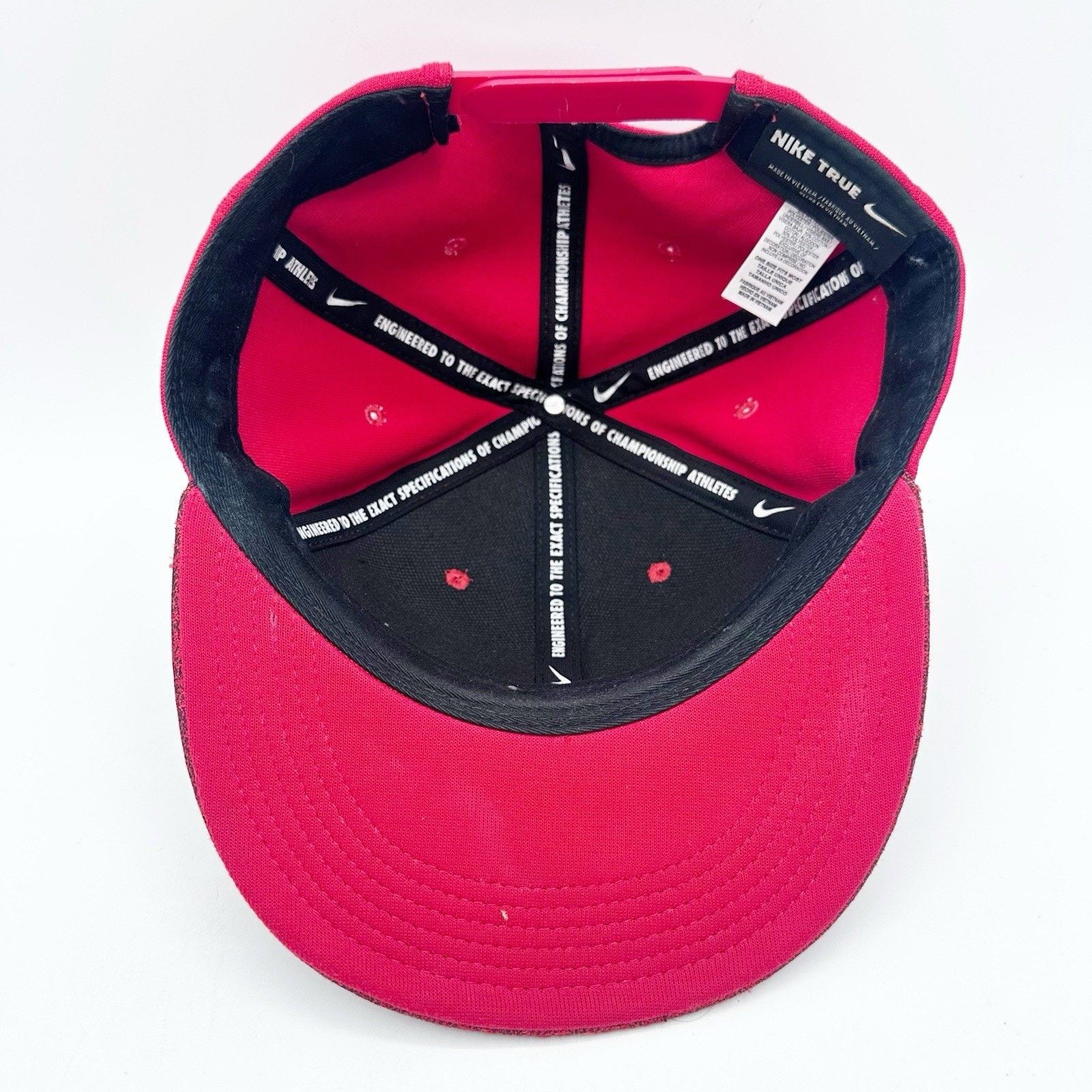 Nike Nike True Dri Fit Hat Snapback Cap Adjustable Heathered Red Size ONE SIZE - 8 Thumbnail
