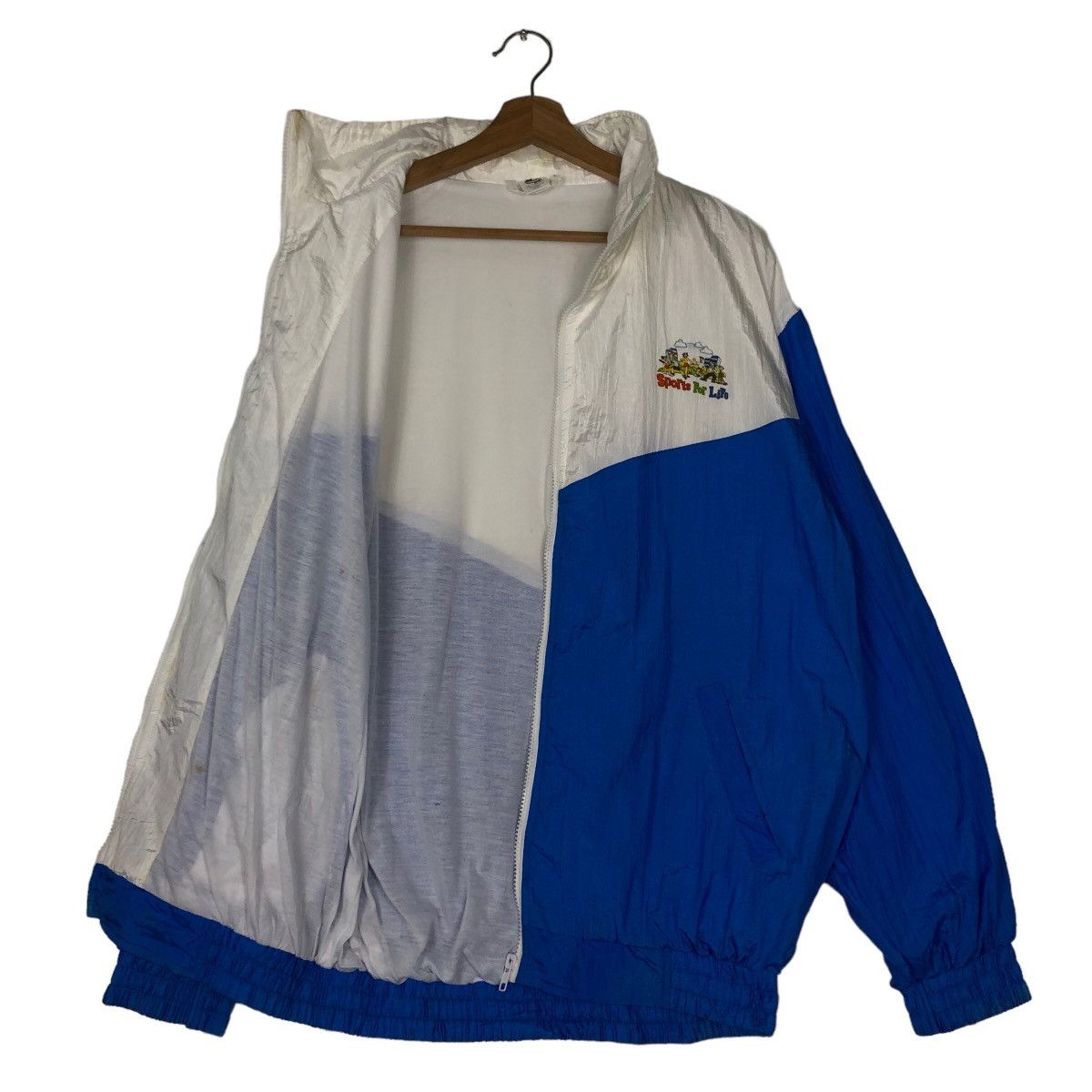 Cartoon Network 🔥90’s Vintage Nylon Bomber Jacket Sports For Life Big Logo Size US XL / EU 56 / 4 - 10 Thumbnail