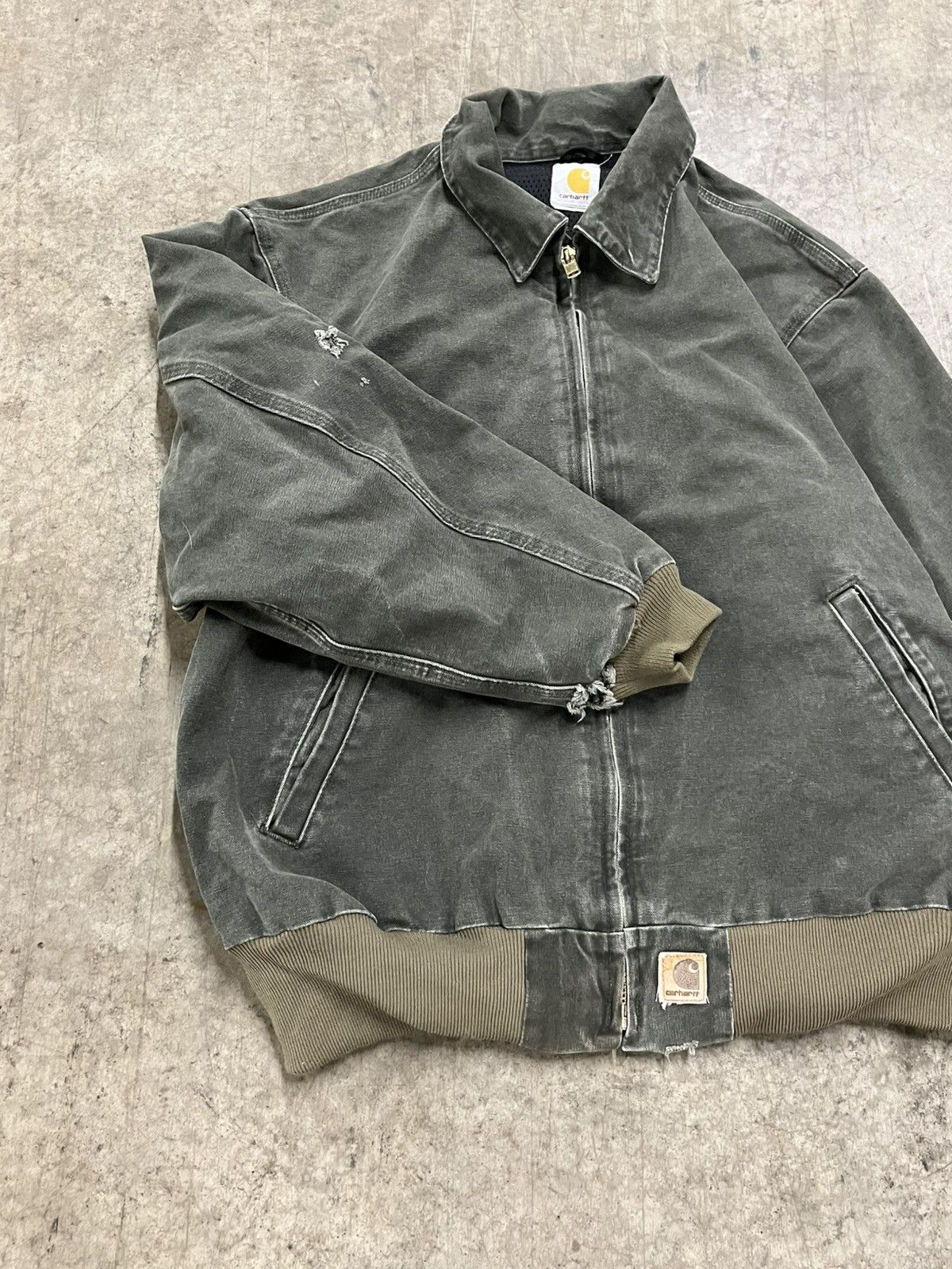 Carhartt × Vintage Carhartt Santa Fe forest green earth tone distressed Size US XL / EU 56 / 4 - 6 Thumbnail