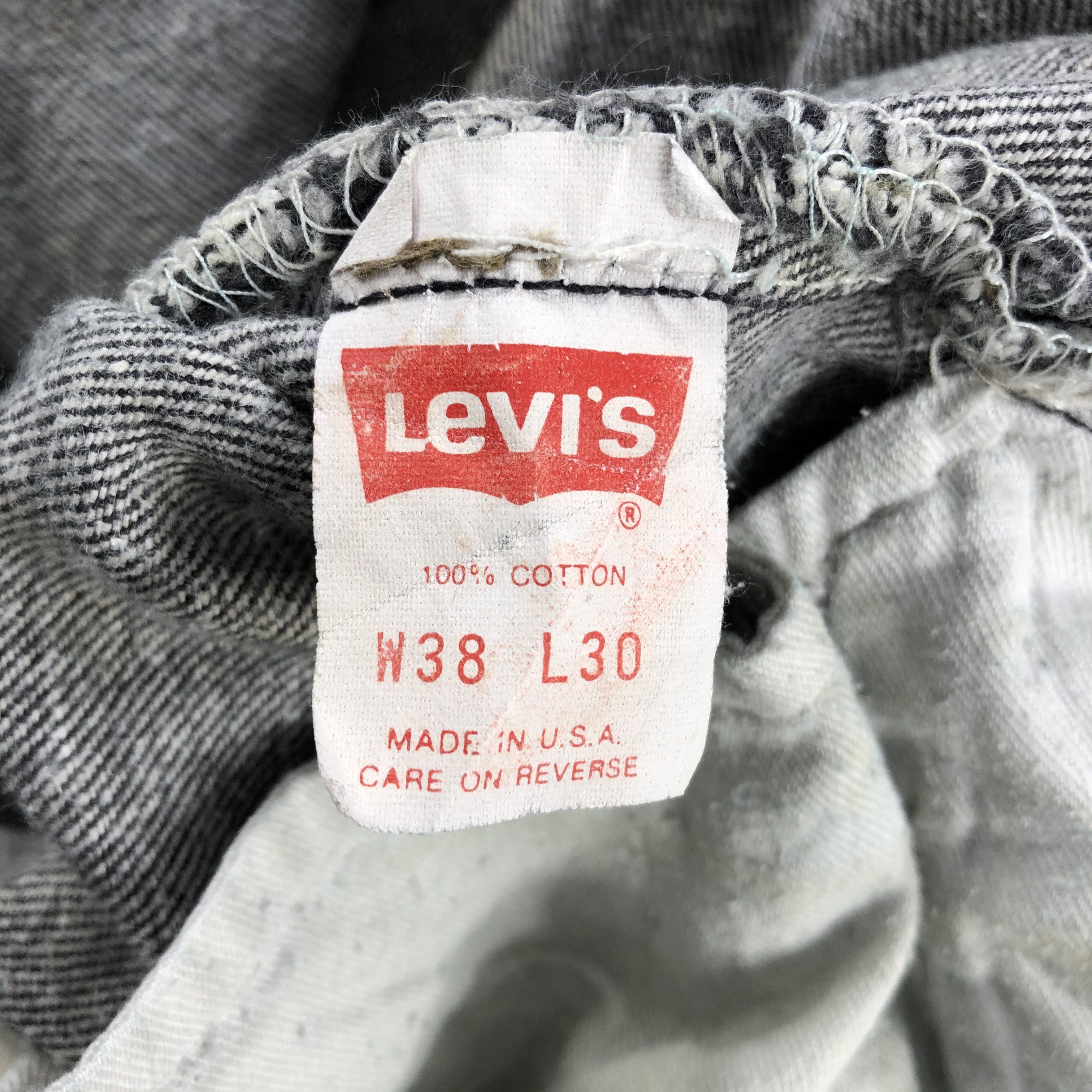 Levi's × Vintage 90s Vintage Levis 501 Faded Black Jeans-JM2339 Size US 38 / EU 54 - 13 Thumbnail