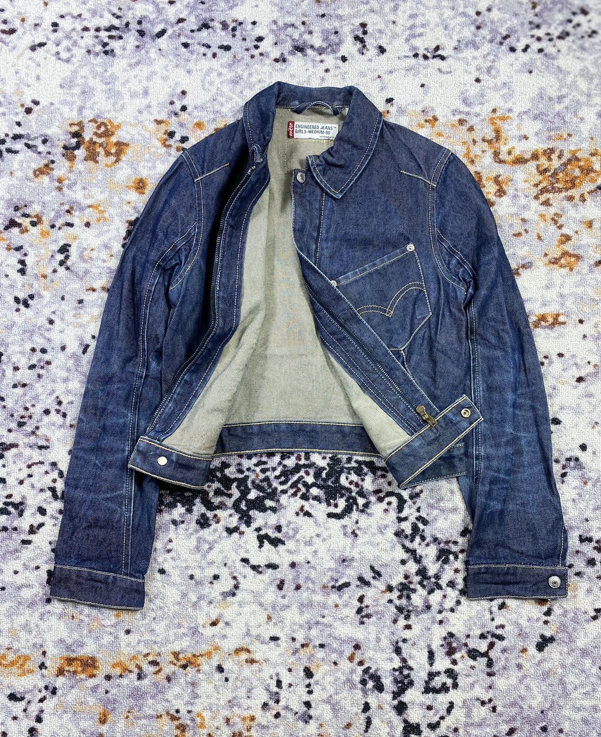 Denime × Levi's × Vintage Levi’s Grils Vintage Engineered Denim Jacket Size M / US 6-8 / IT 42-44 - 3 Thumbnail