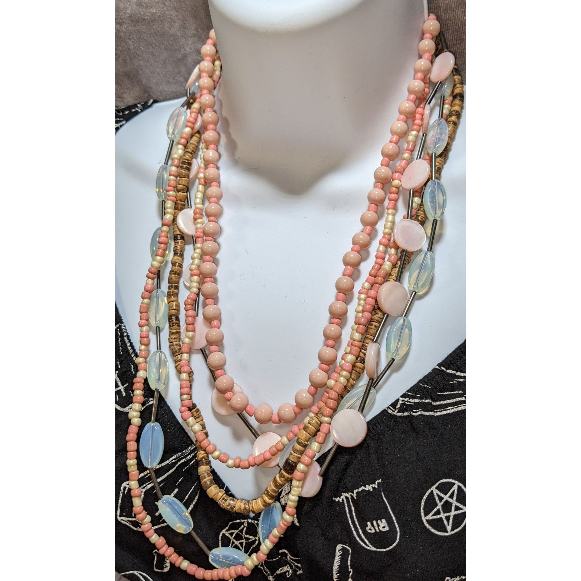 Other Bohemian Multi-Layer Beaded Necklace Size ONE SIZE - 7 Thumbnail