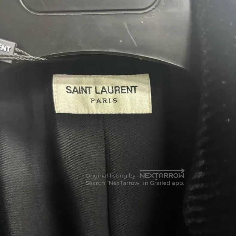 Saint Laurent Paris Saint Laurent Paris Black One-button Solid Jacket i Size US M / EU 48-50 / 2 - 2 Thumbnail