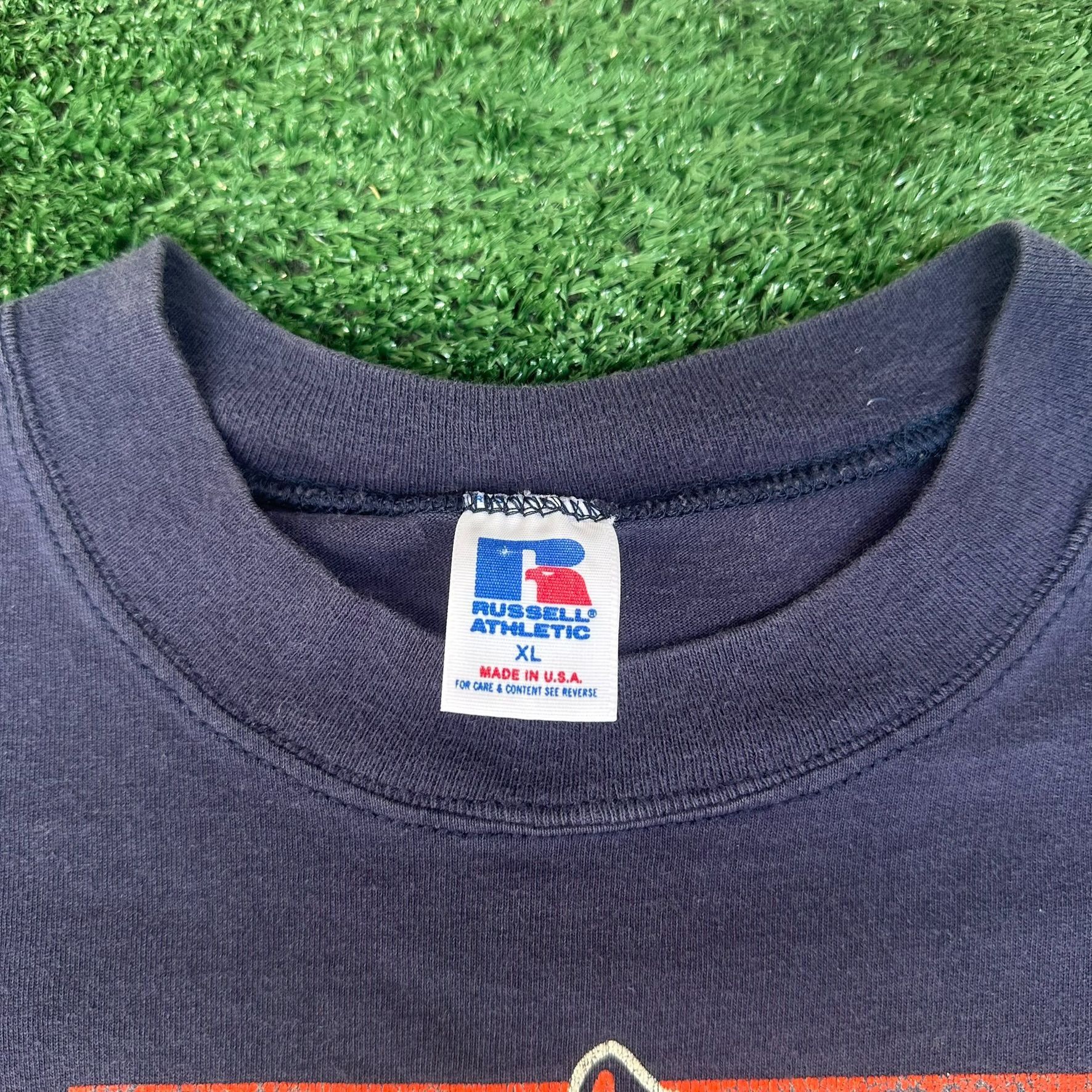 Russell Athletic Vintage 90s Russell Auburn Tigers T-Shirt Navy XL NCAA Colle Size US XL / EU 56 / 4 - 3 Thumbnail