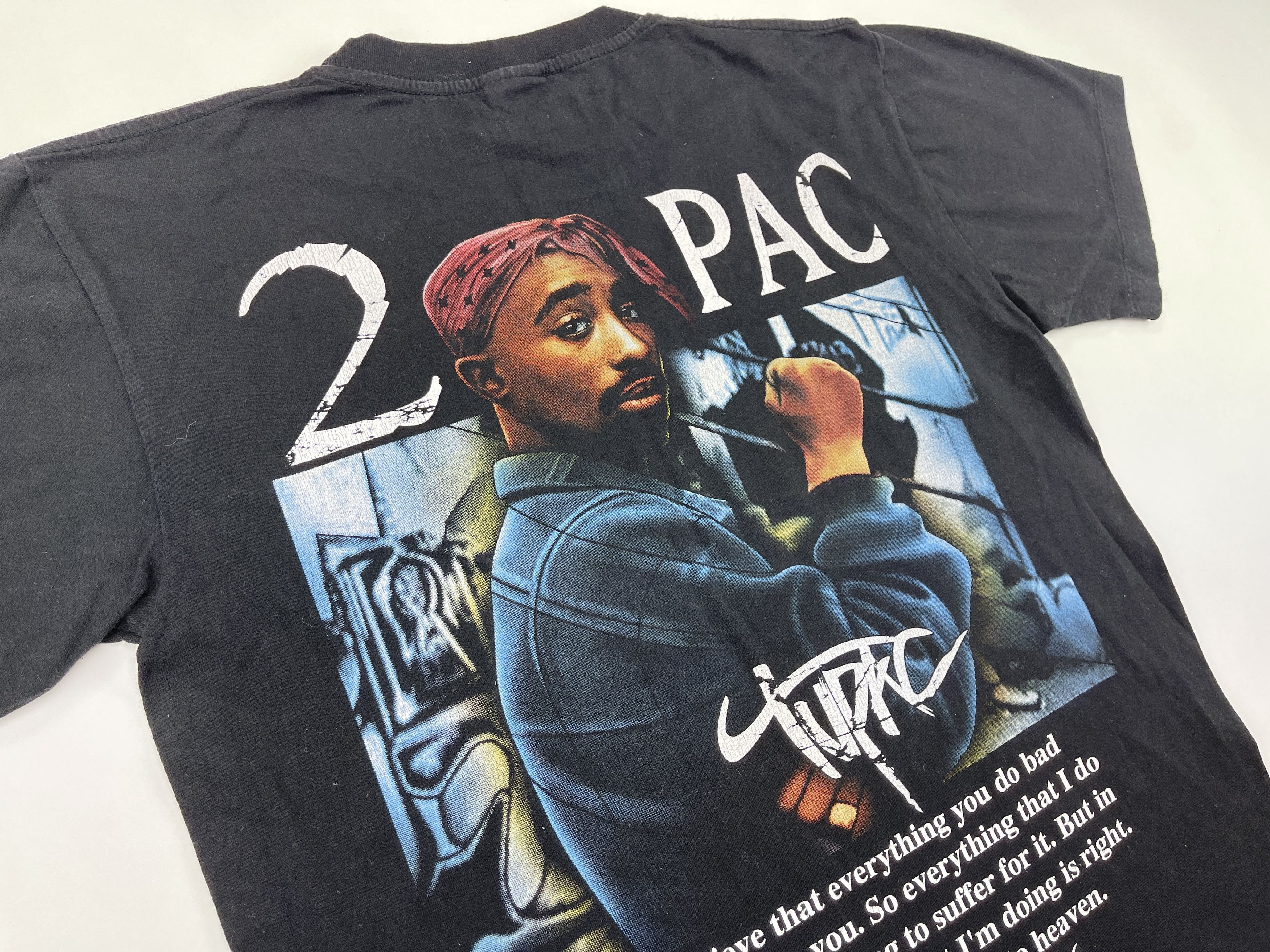 Rap Tees × Vintage 2Pac t-shirt, Tupac shirt, Makaveli shirt, 90s hip hop M Size US M / EU 48-50 / 2 - 9 Thumbnail
