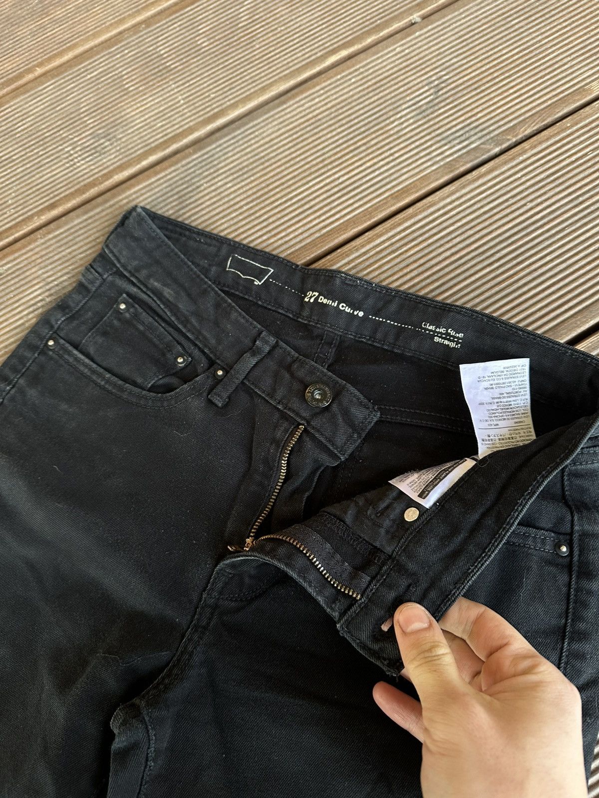 Levi's × Levi's Vintage Clothing Levis Skinny Fit Slim Jeans High Waist Size 27" / US 4 / IT 40 - 3 Thumbnail