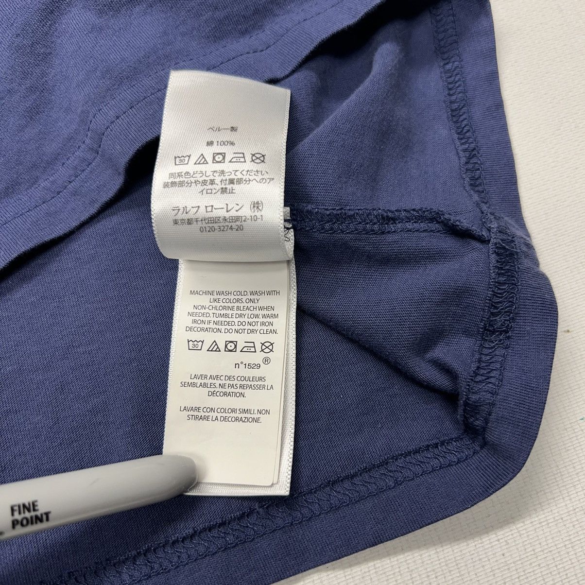 Polo Ralph Lauren Polo Ralph Lauren Hooded Tee Shirt Blue Hoodie Logo Y2K Size US L / EU 52-54 / 3 - 8 Thumbnail