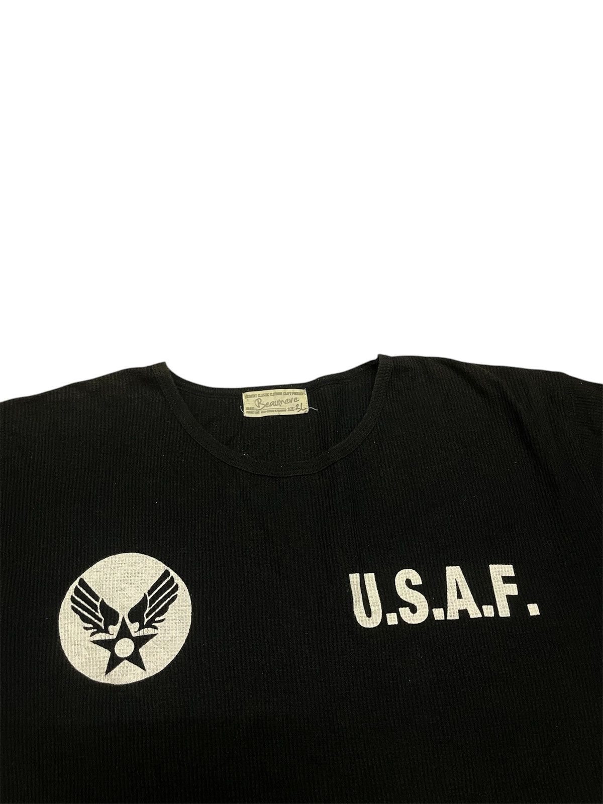 If Six Was Nine Vintage Beaumere U.S.A.F Tactical Military Thermal Waffle Size US XL / EU 56 / 4 - 3 Thumbnail