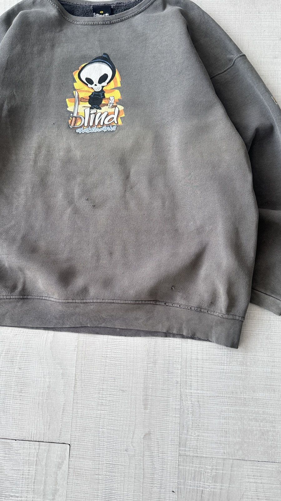 Blind Skateboards Blind Skateboards Sweatshirt USA Reaper Faded Y2K Skate XL Size US XL / EU 56 / 4 - 7 Thumbnail