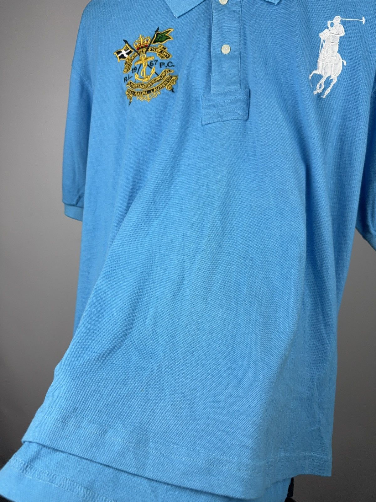 Polo Ralph Lauren 90s Retro VNTG Polo Ralph Lauren Big Pony Crest No.3 Polo XL Size US XL / EU 56 / 4 - 9 Thumbnail