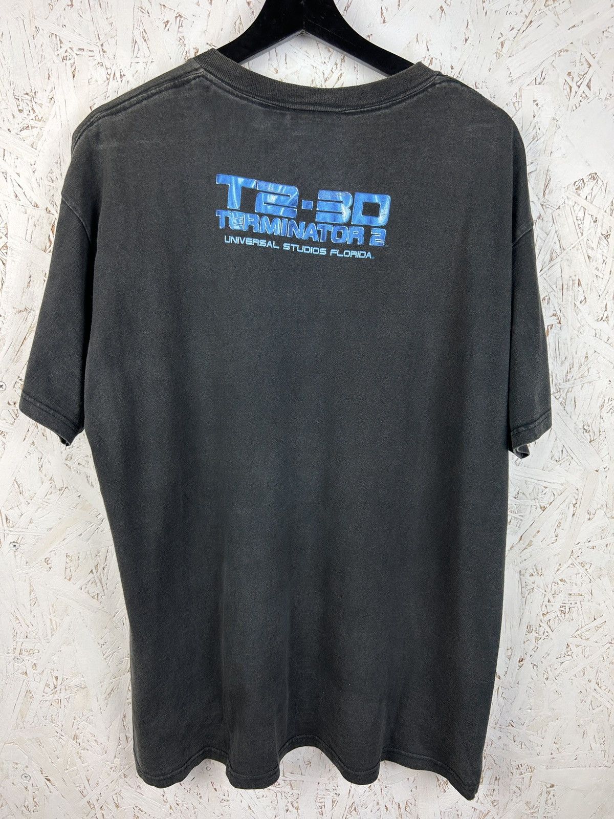 Universal Studios 90s Vintage Terminator T2-3D Universal Florida Faded T-Shirt Size US L / EU 52-54 / 3 - 4 Thumbnail
