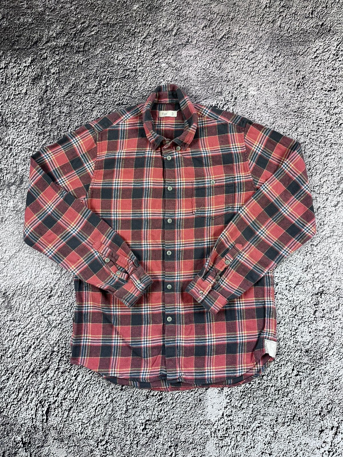 Folk Vintage Folk Flannel shirt streetwear Size 3 Size US M / EU 48-50 / 2 - 1 Thumbnail