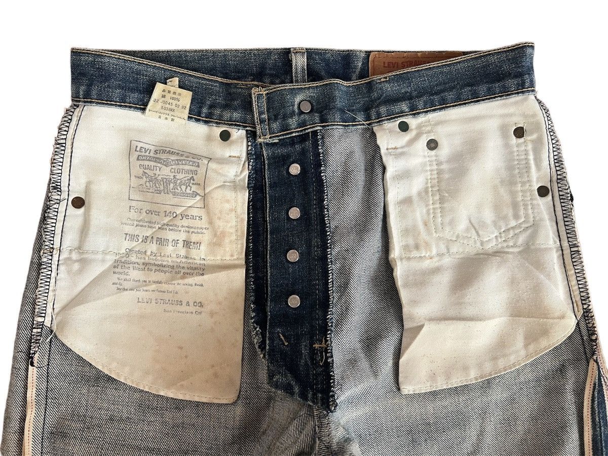 Levi's 🔥Rare🔥 Levi’s 503BXX Big E Redline W30 L34 Denim Distressed Size US 30 / EU 46 - 20 Thumbnail