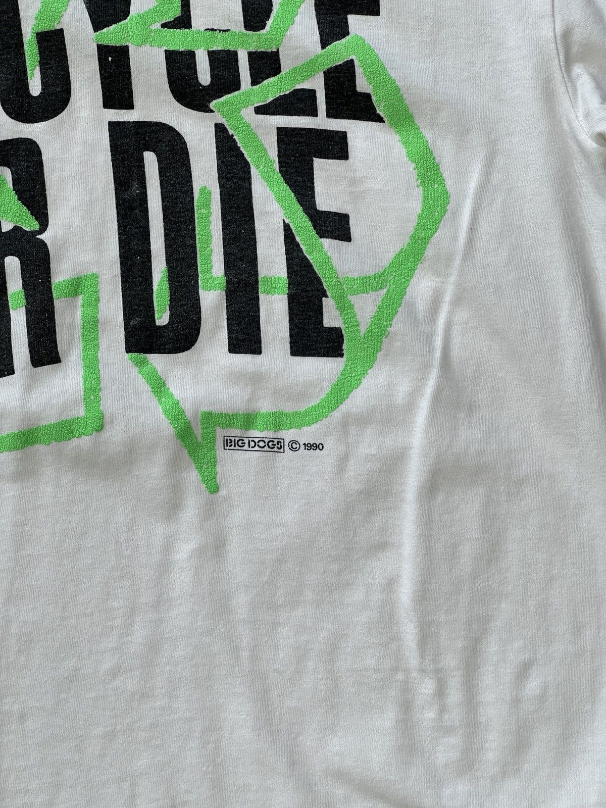 Big Dogs Vintage 90s Big Dog Recycle or Die Single Stitch Tee Large Size US L / EU 52-54 / 3 - 7 Thumbnail