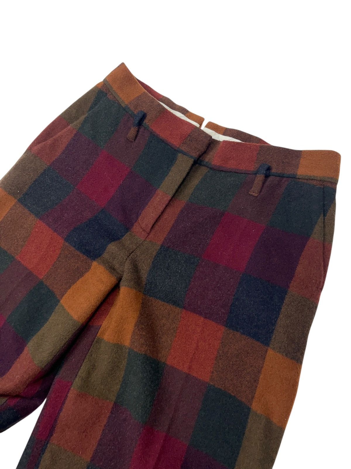 Max Mara × Sportmax × Vintage Vintage Sportmax Defile Max Mara Wool Angora Wide Pants Size 30" / US 8 / IT 44 - 7 Thumbnail
