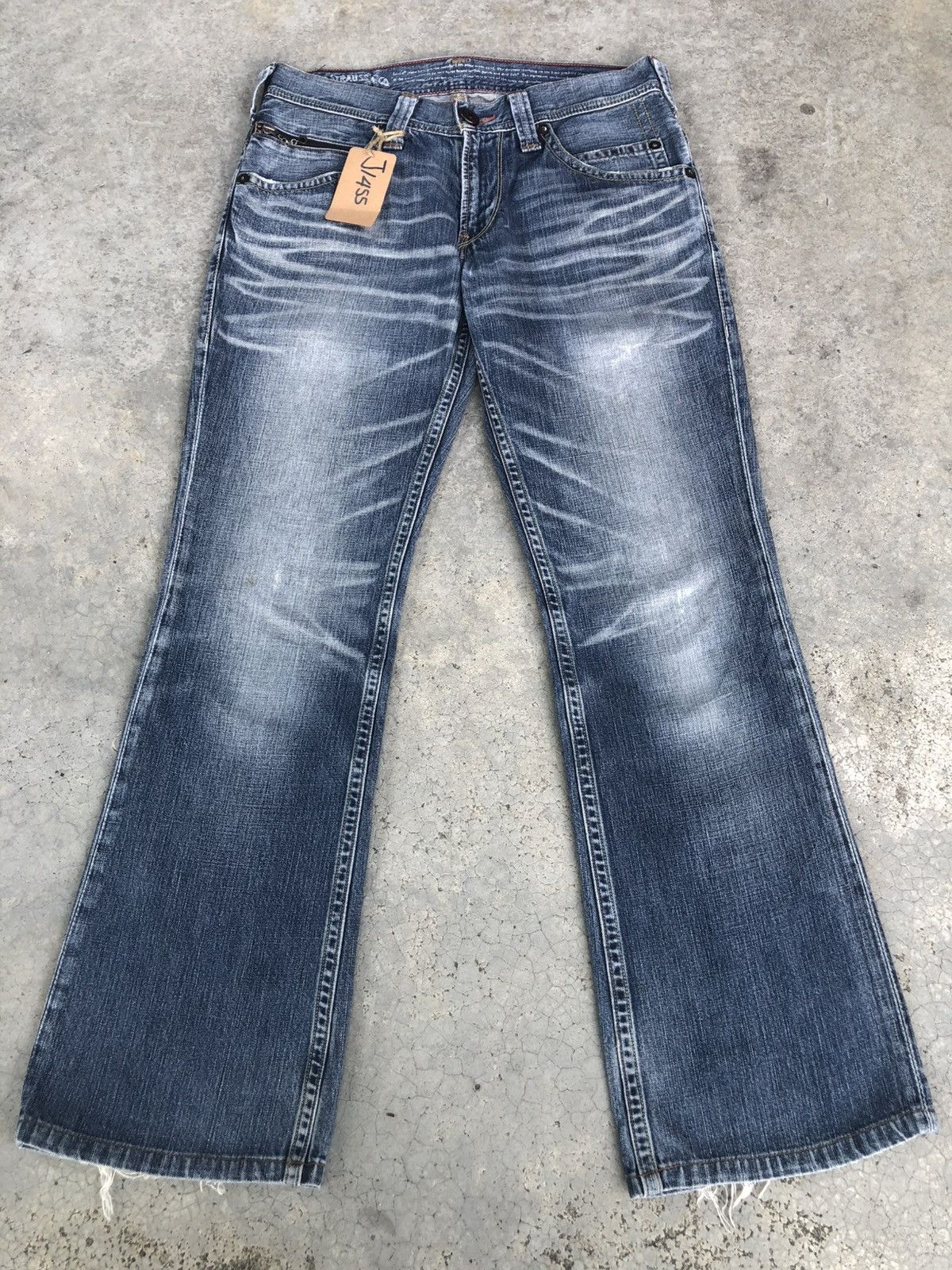 If Six Was Nine Y2k Levis Flared Jeans Bootcut 507 Distressed Jeans Size US 32 / EU 48 - 1 Thumbnail