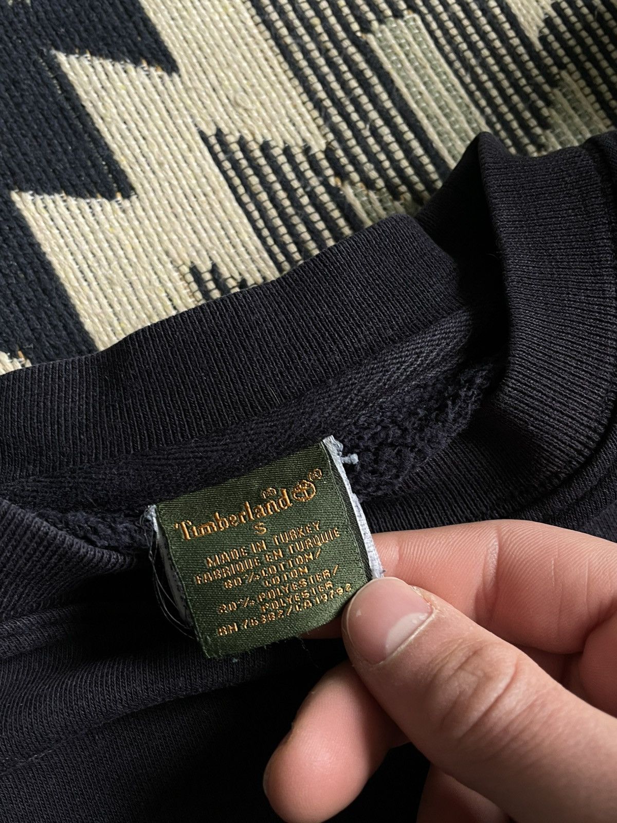 Timberland × Vintage Vintage Timberland Logo Sweatshirt Size US S / EU 44-46 / 1 - 11 Thumbnail