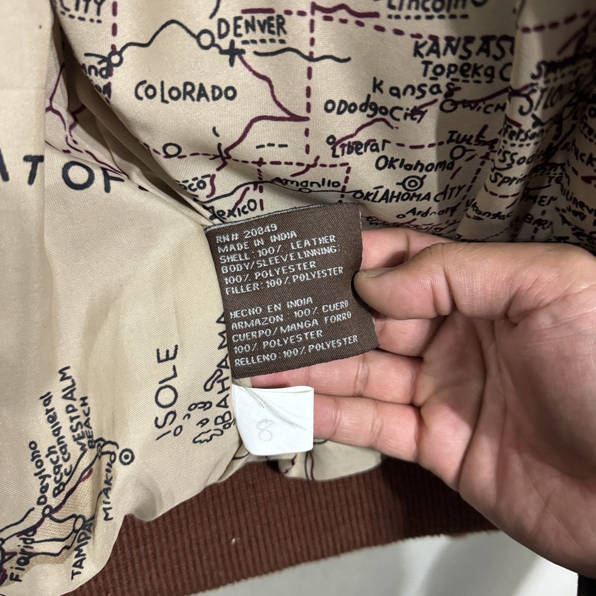 Other Red / Chocolate Brown TYPE A-2 Jacket Flyer’s Leather Boxy Size US M / EU 48-50 / 2 - 5 Thumbnail