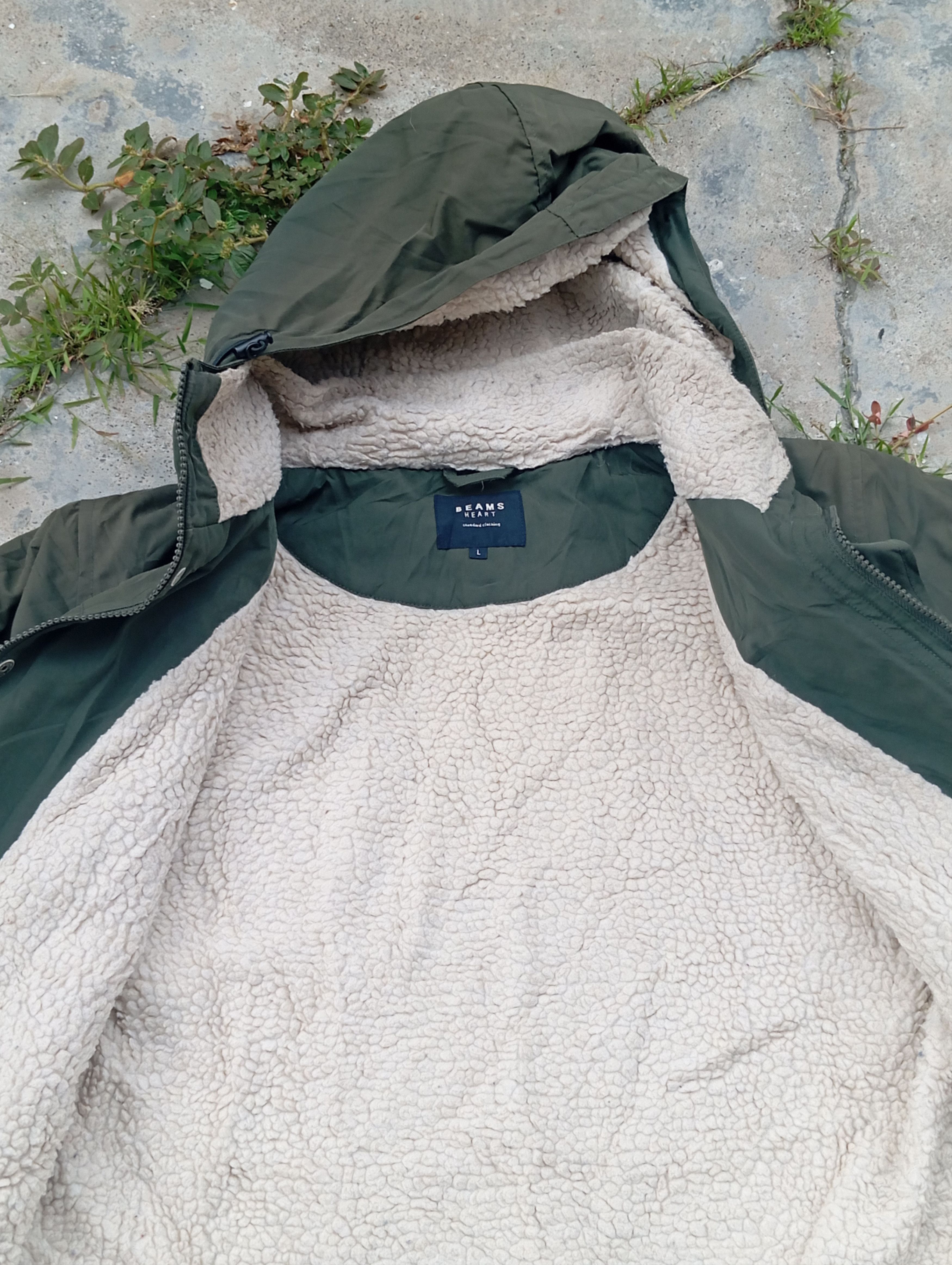 Beams Plus × Japanese Brand Olive Beams parka with hoodie Size US L / EU 52-54 / 3 - 10 Thumbnail