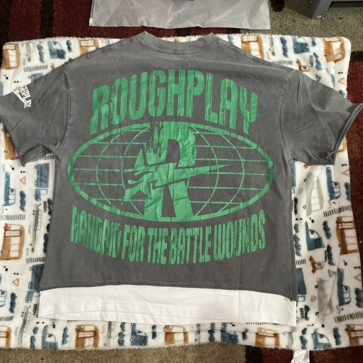 Other RoughPlay "Battle Wound" graphic T-shirt. Size US S / EU 44-46 / 1 - 3 Thumbnail