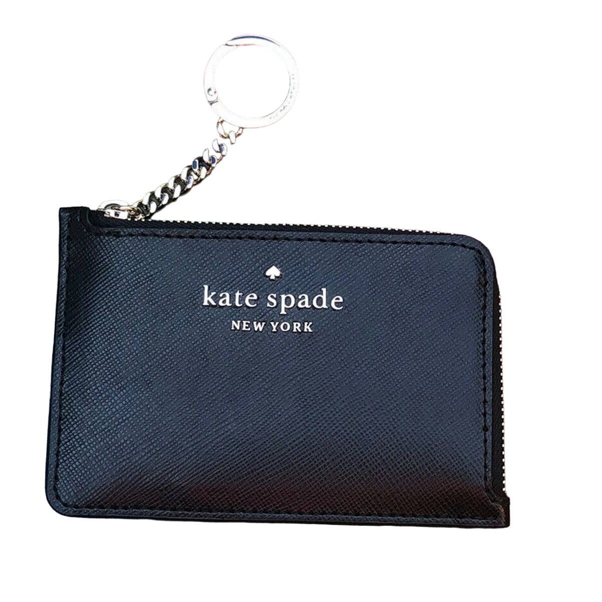 Kate Spade Kate Spade Staci Black Medium L-zip Card Holder Wallet Size ONE SIZE - 1 Thumbnail