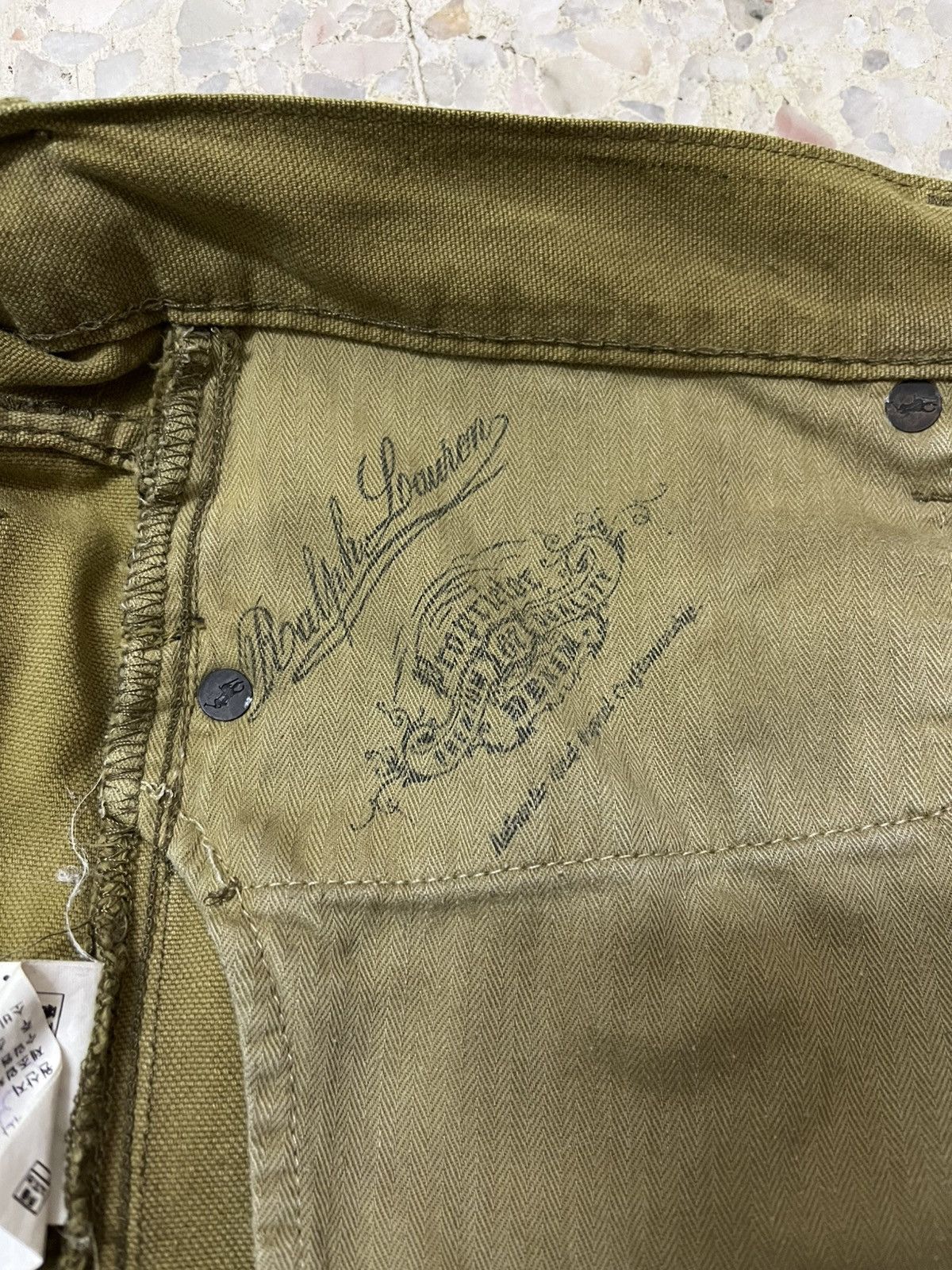 Polo Ralph Lauren Vintage distressed Ralph Lauren denim Size US 33 - 7 Thumbnail