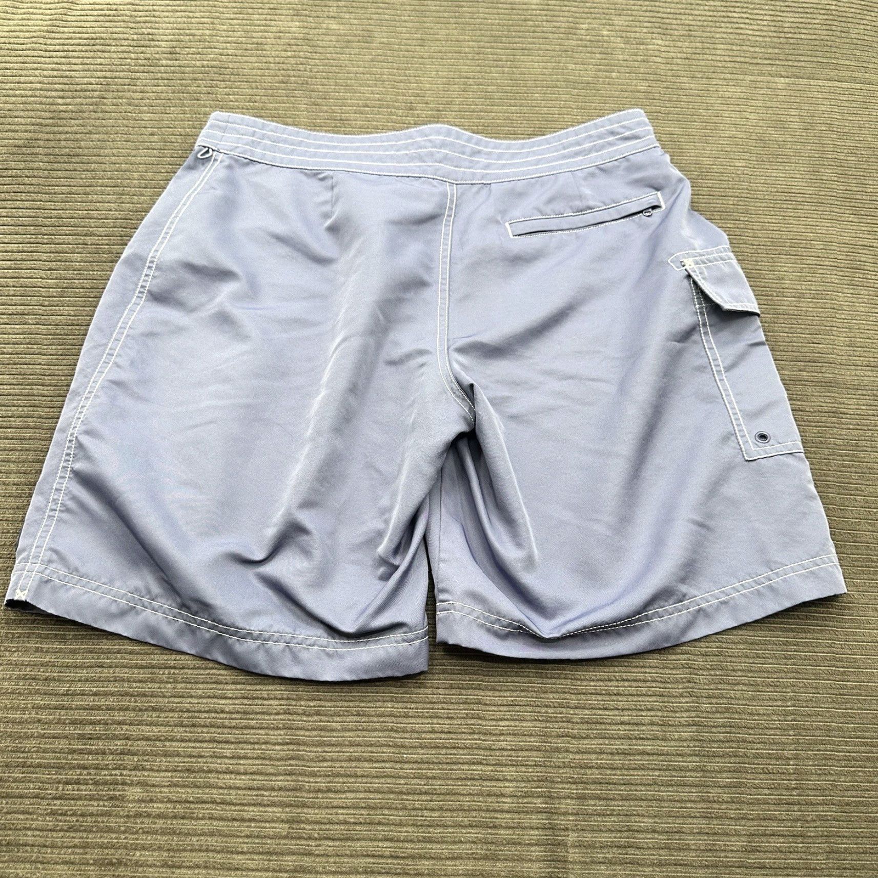 Vineyard Vines Vineyard Vines Shorts Men 33 Purple Polyester Beach Swimming Weekend Outdoors Board Short Regular Fit Logo Breathable Drawstring Pockets 9in Inseam Size US 33 - 2 Thumbnail
