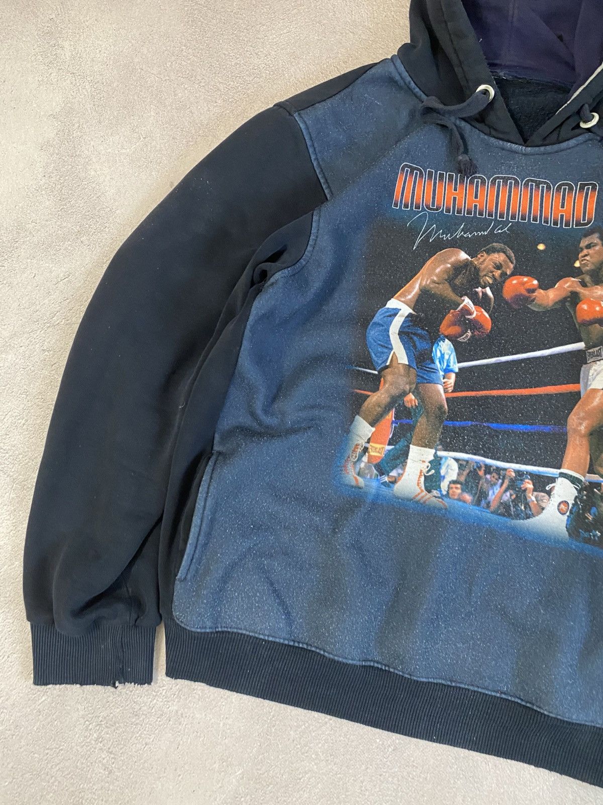 Japanese Brand × Vintage Vintage Muhammad Ali DG Distressed hoodie Size US XL / EU 56 / 4 - 2 Thumbnail