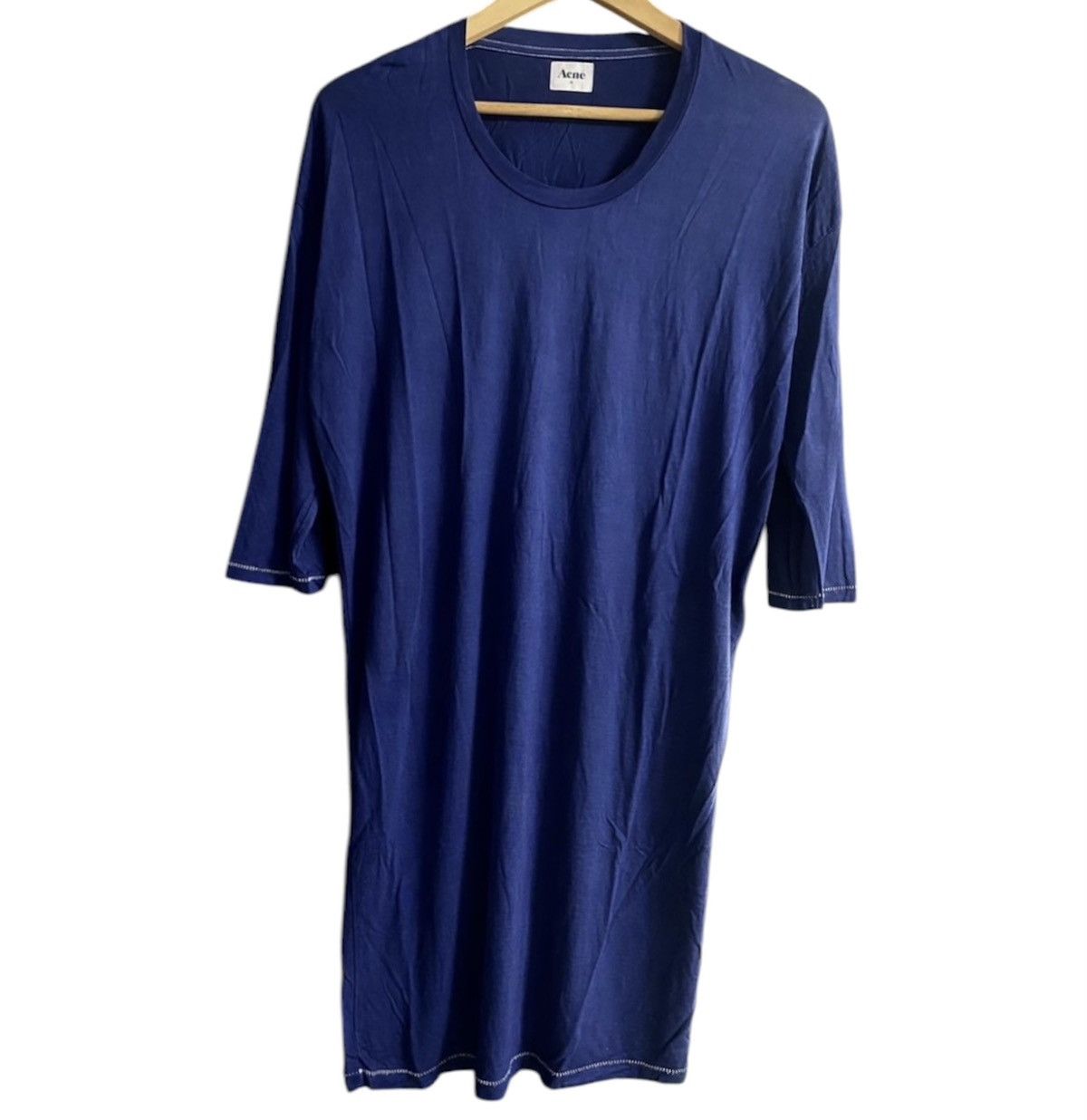 Acne Studios Women Vintage AW09 Acne Studios Babe Lyocell Navy Midi Dress Size M / US 6-8 / IT 42-44 - 1 Thumbnail