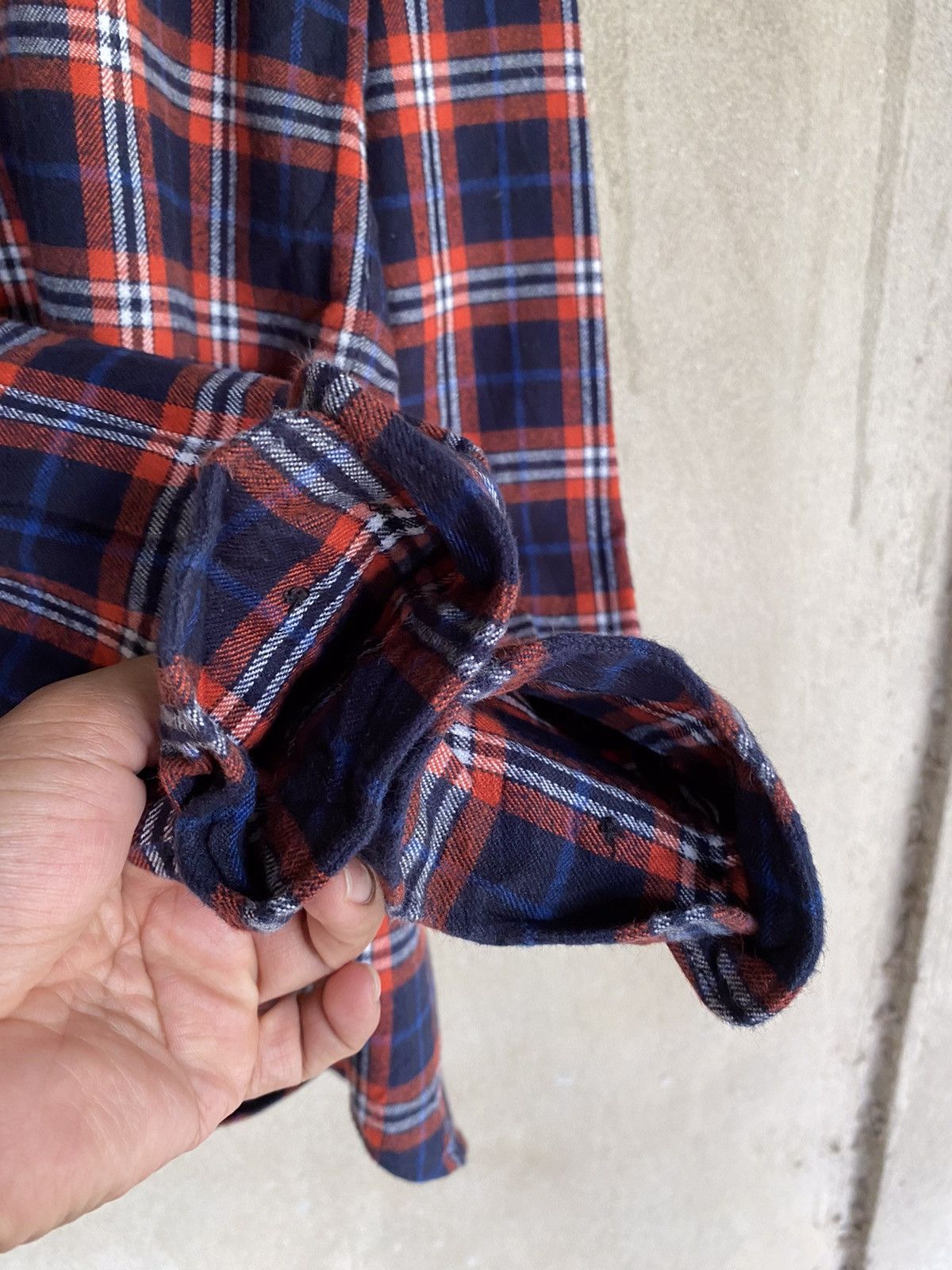Lacoste Vintage Lacoste Small Logo Plaid Tartan Flannel Shirt Size US M / EU 48-50 / 2 - 6 Thumbnail
