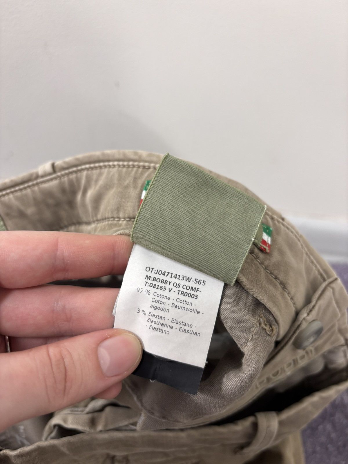 Jacob Cohen Jacob Cohen Academy Bobby Men’s Stretch Chino Pants Trousers Size US 31 - 12 Thumbnail