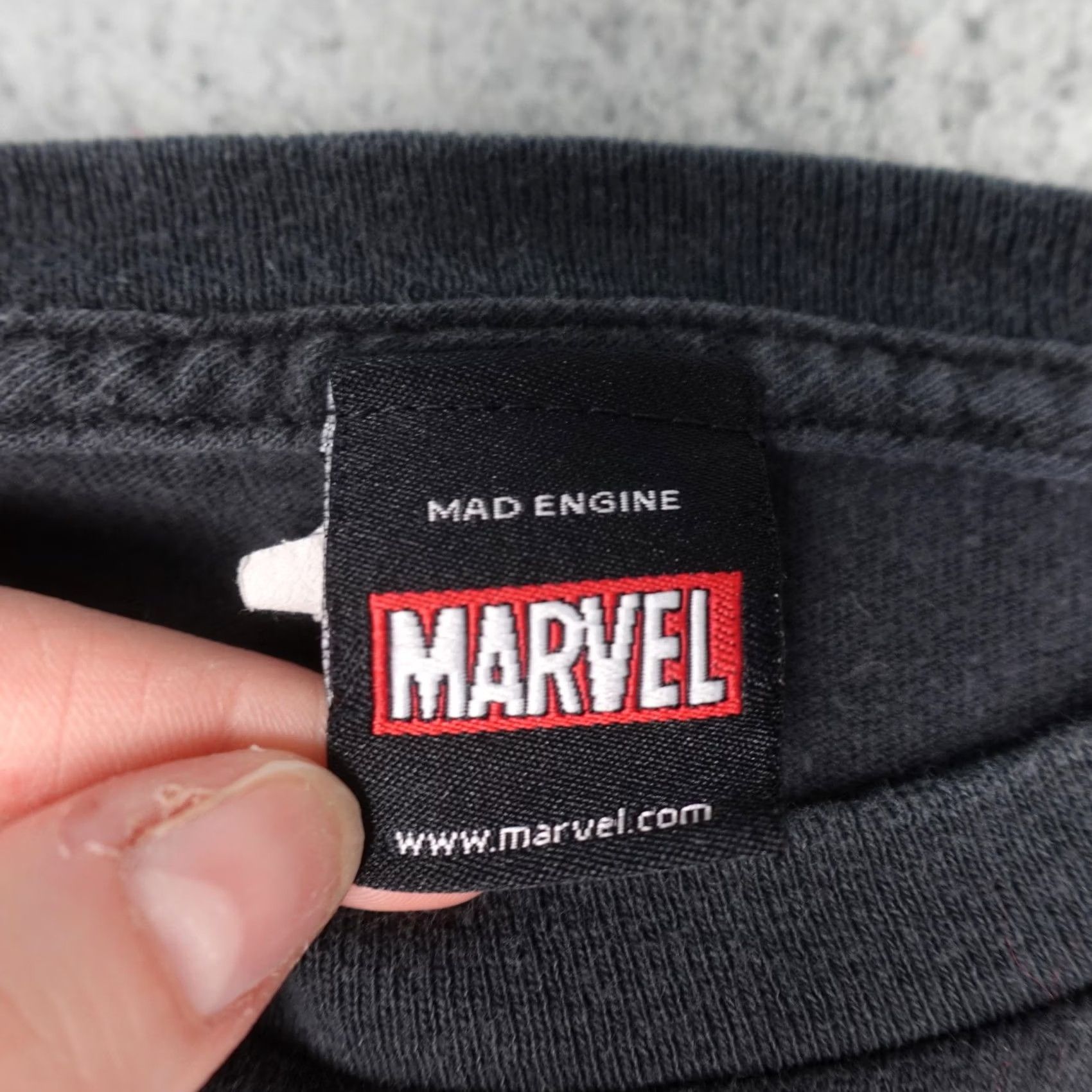 Vintage Marvel Avengers Shirt Mens XL Black Graphic Captain America Iron Man Mad Engine Size US XL / EU 56 / 4 - 2 Thumbnail