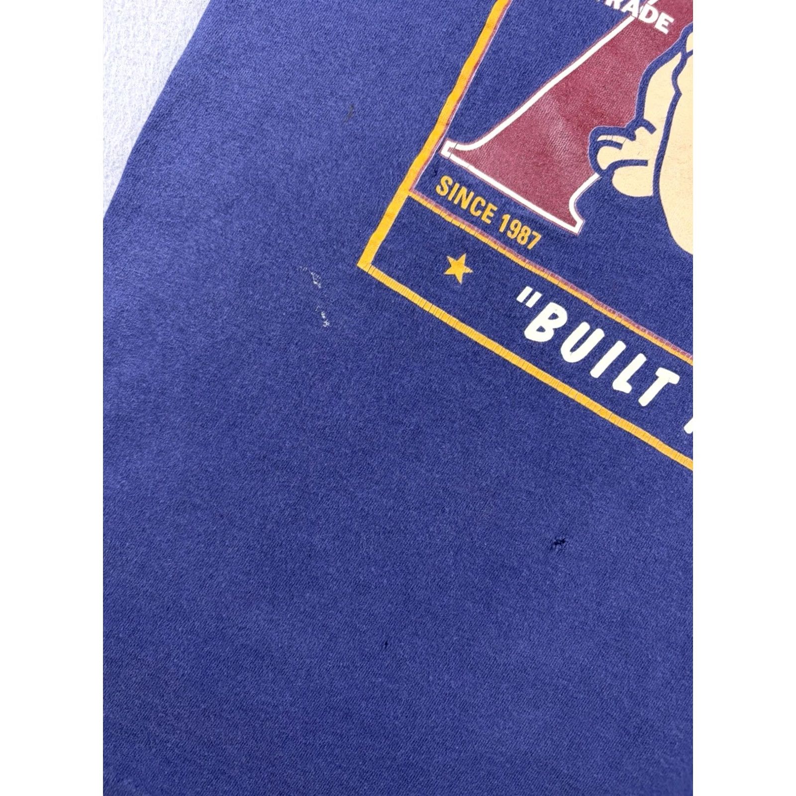 Aeropostale VINTAGE Aeropostale T Shirt Adult Small Blue Short Sleeve Bulldog Logo 90s Mens S Crew Neck Cotton Regular Short Sleeve Logo Bulldog 90s Size US S / EU 44-46 / 1 - 3 Thumbnail