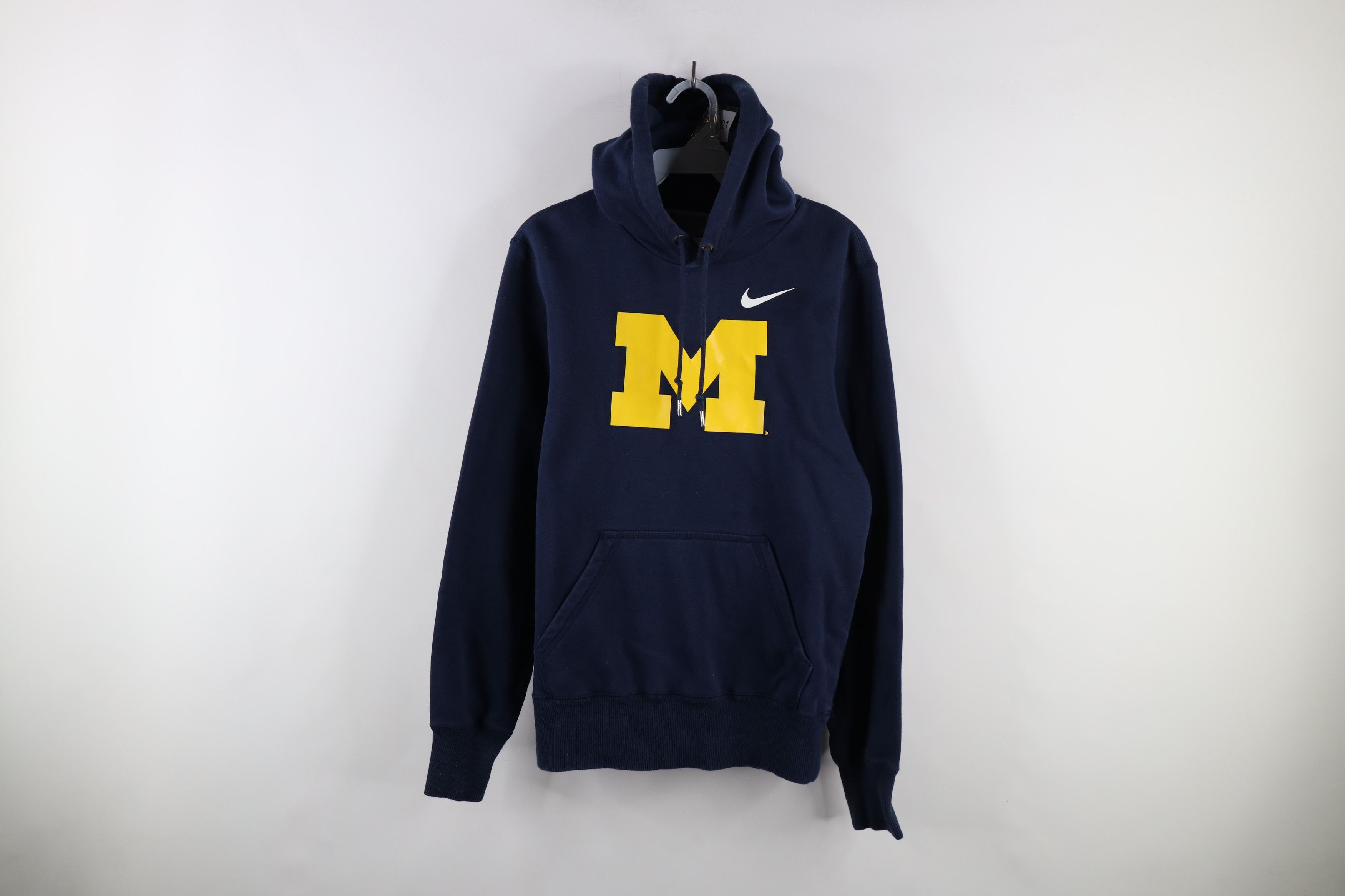 Nike Vintage Nike Scott Mini Swoosh University of Michigan Hoodie Size US S / EU 44-46 / 1 - 1 Preview