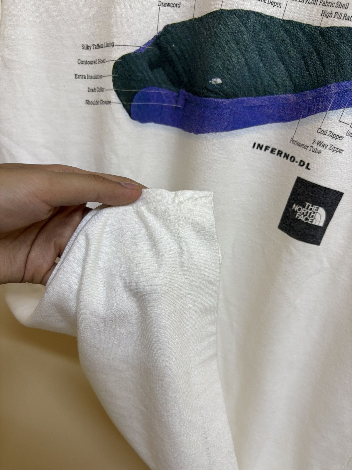 Vintage 90s The North Face TNF Sleeping Bag Outdoor T-Shirt