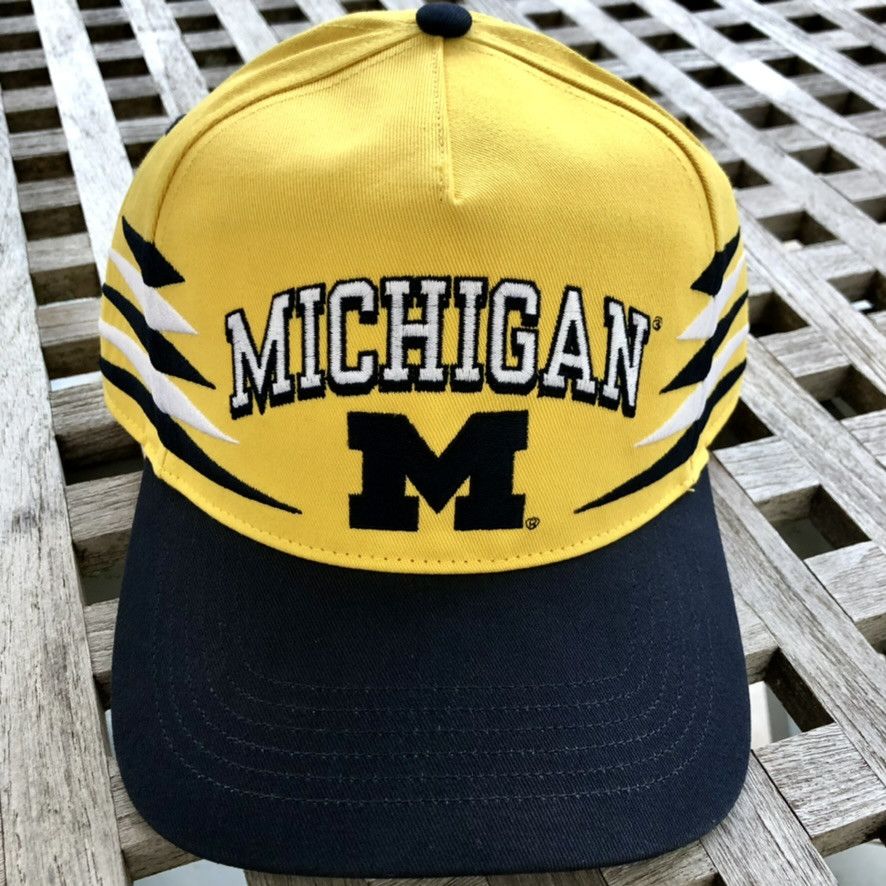 NBA Michigan Wolverines Diamond Cut 47 A Frame Snapback Cap Hat Size ONE SIZE - 1 Thumbnail