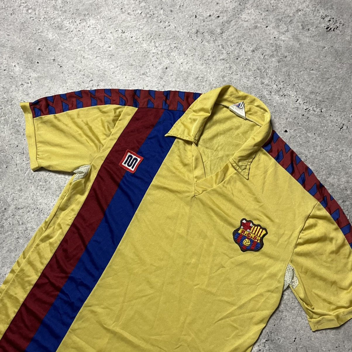 Other FC Barcelona Meyba 80s training soccer jersey retro vintage Size US S / EU 44-46 / 1 - 3 Thumbnail