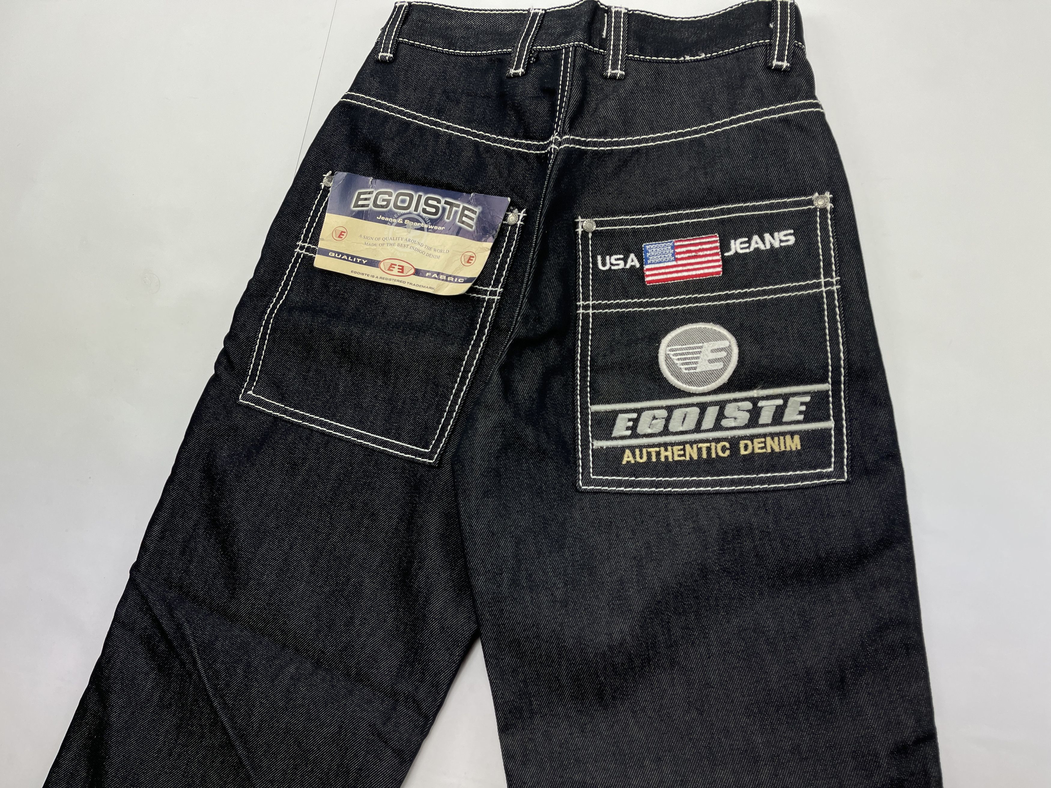 Vintage Egoiste jeans, vintage, 90s hip hop, baggy 1990s size 26 Size US 26 / EU 42 - 5 Thumbnail