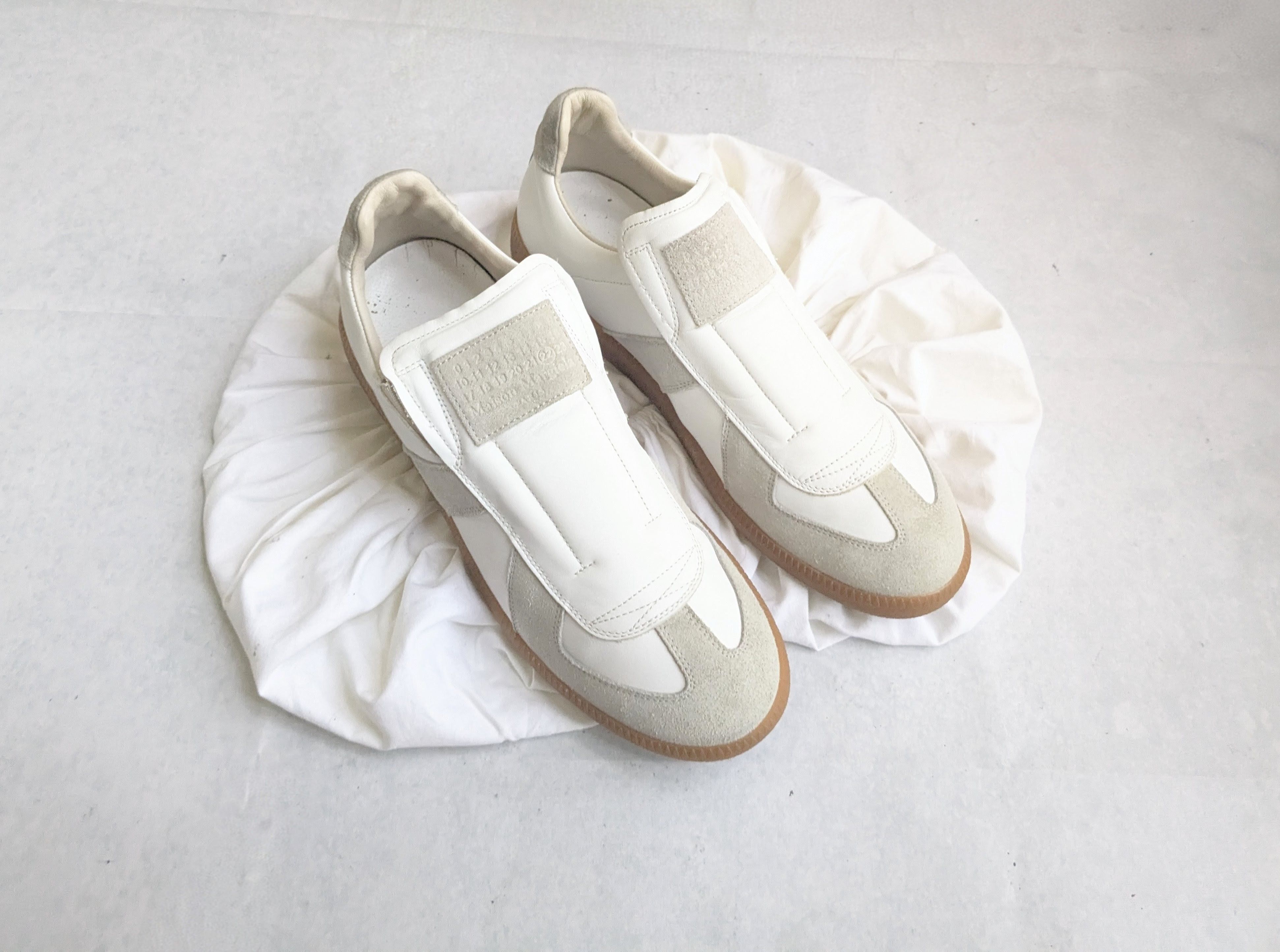 Maison Margiela Maison Margiela Replica GAT Gray White 10 43 Low Tops Gum Size US 10 / EU 43 - 2 Thumbnail