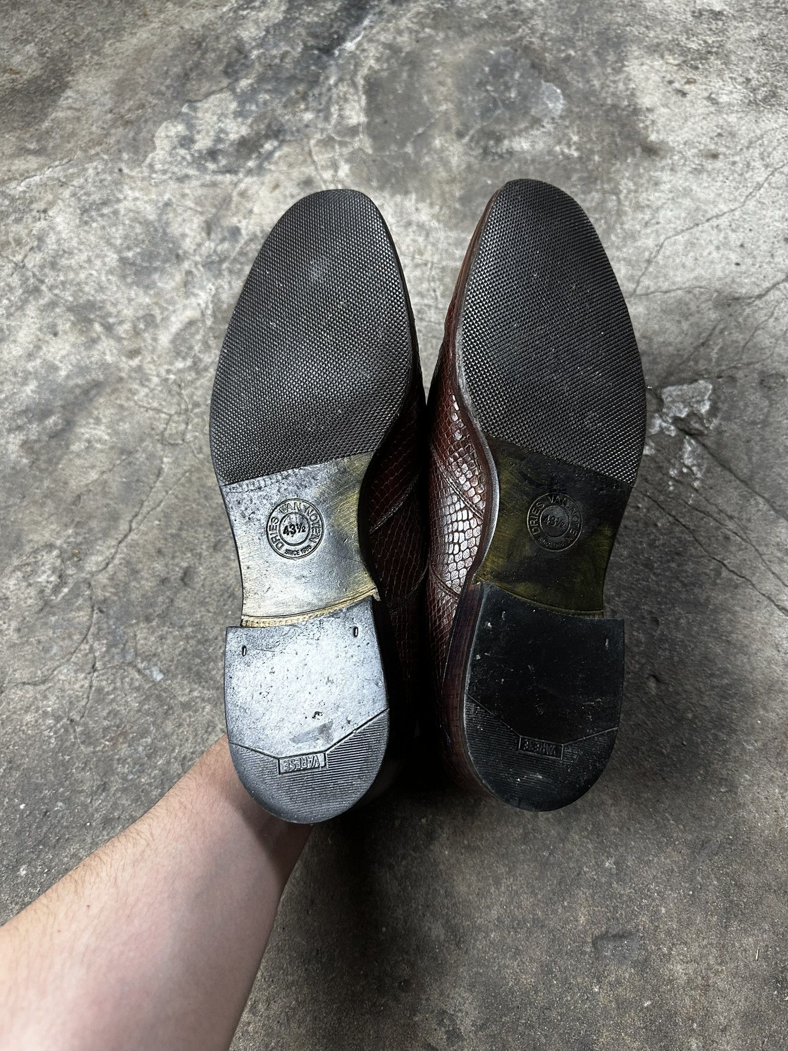 Dries Van Noten Dries Van Noten Snake Leather Loafers Shoes Size US 10.5 / EU 43-44 - 8 Thumbnail